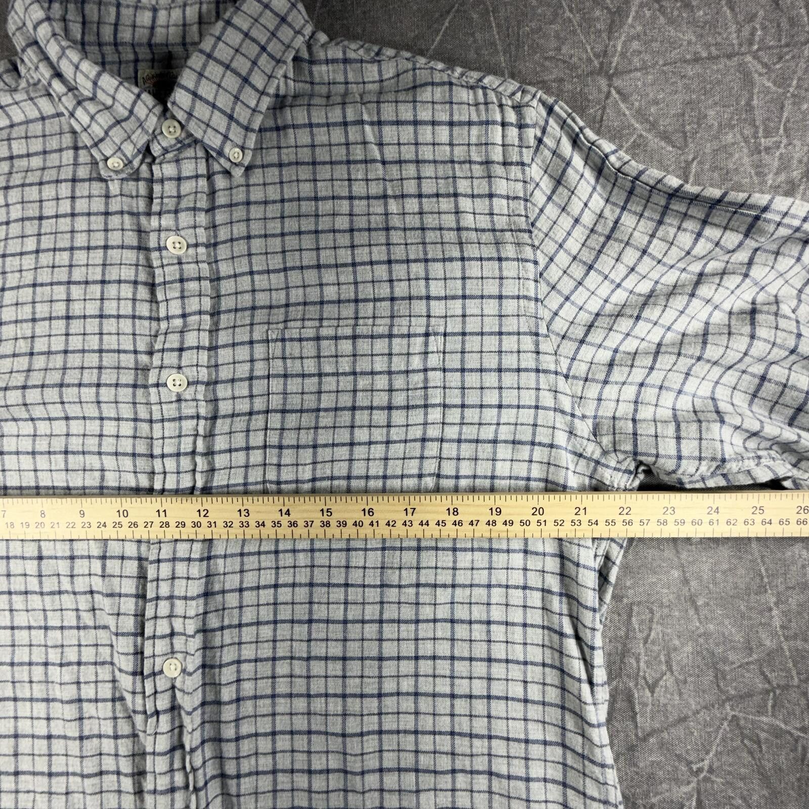 Faherty Faherty Shirt Men's L Grey Plaid Flannel 100% Cotton Size US L / EU 52-54 / 3 - 4 Thumbnail