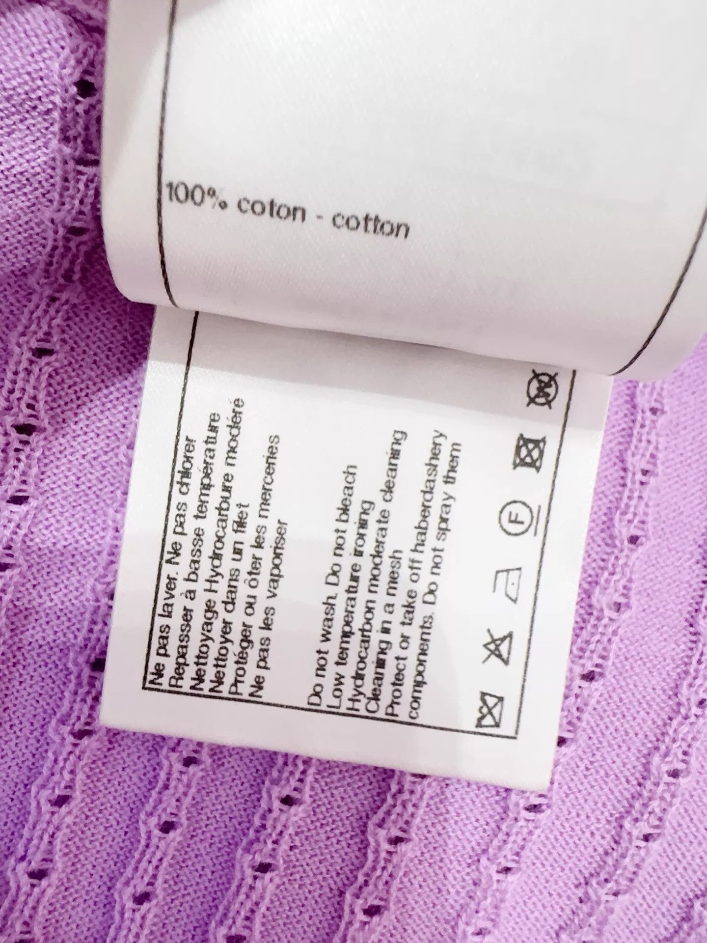 Chanel Chanel 22S Purple Top 38 Size S / US 4 / IT 40 - 6 Thumbnail