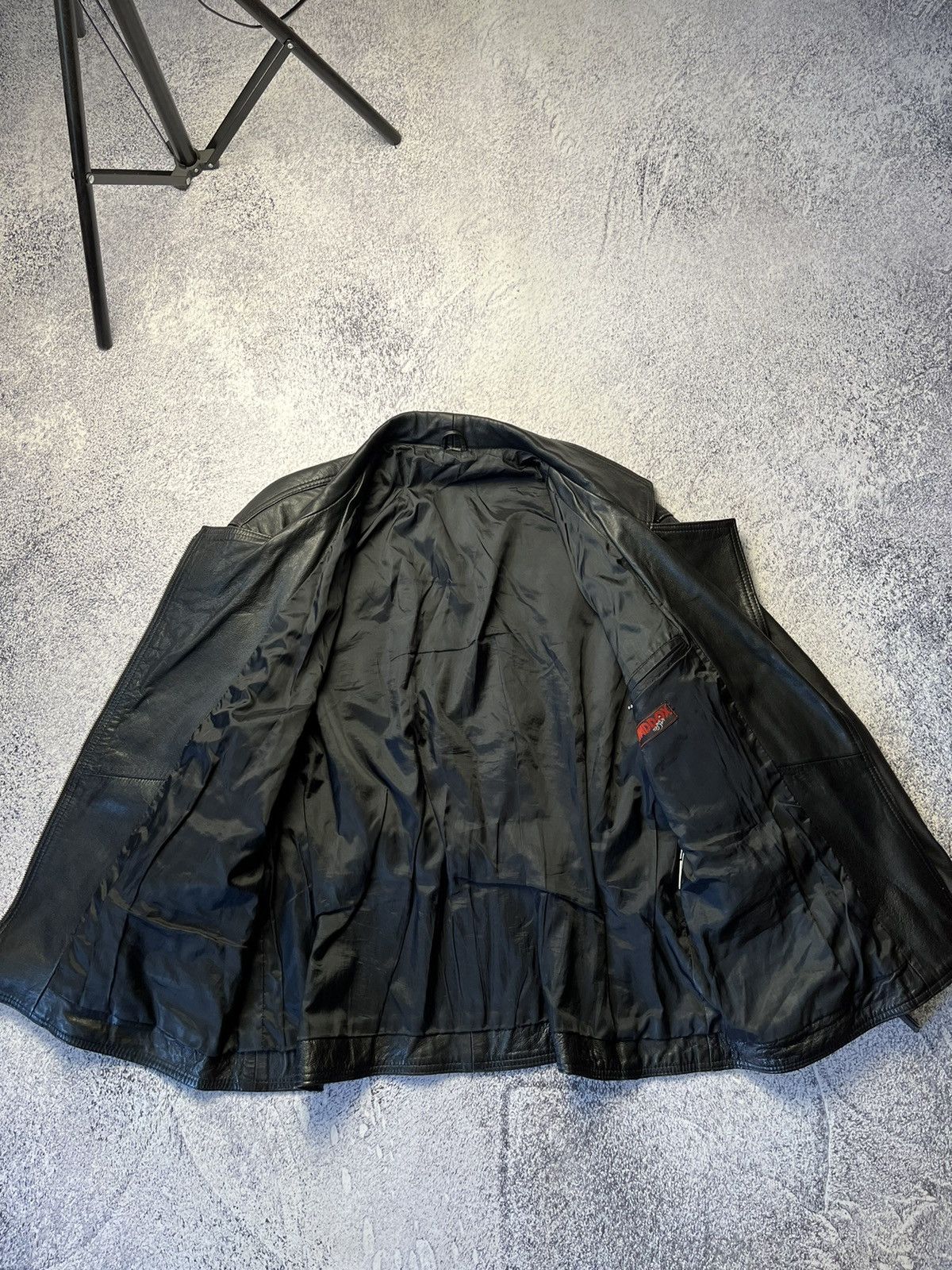 Vintage Crazy True Vintage Cycle Rider Leather Jacket Biker Rare Size US L / EU 52-54 / 3 - 10 Thumbnail