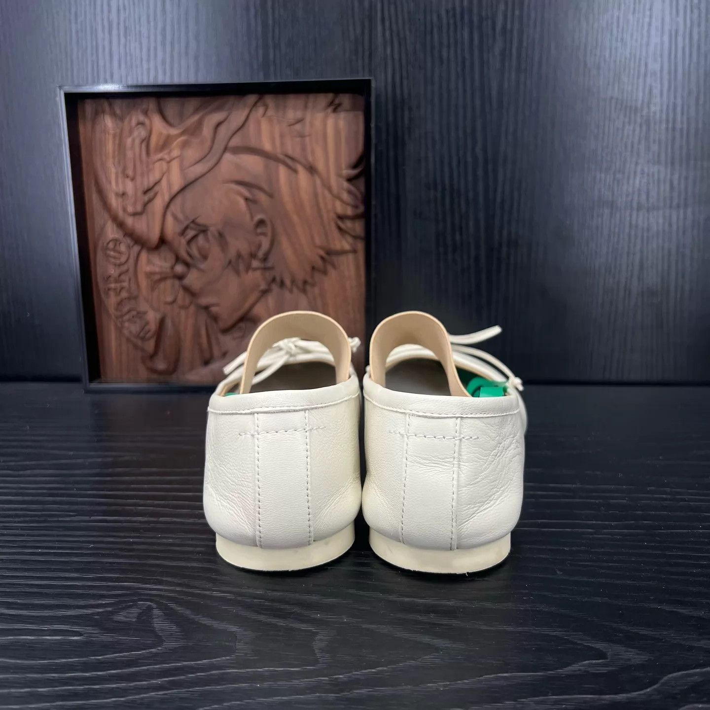 Gucci Margiela Lambskin Butterfly Laces Beige Near new Size US 7.5 / IT 37.5 - 4 Thumbnail