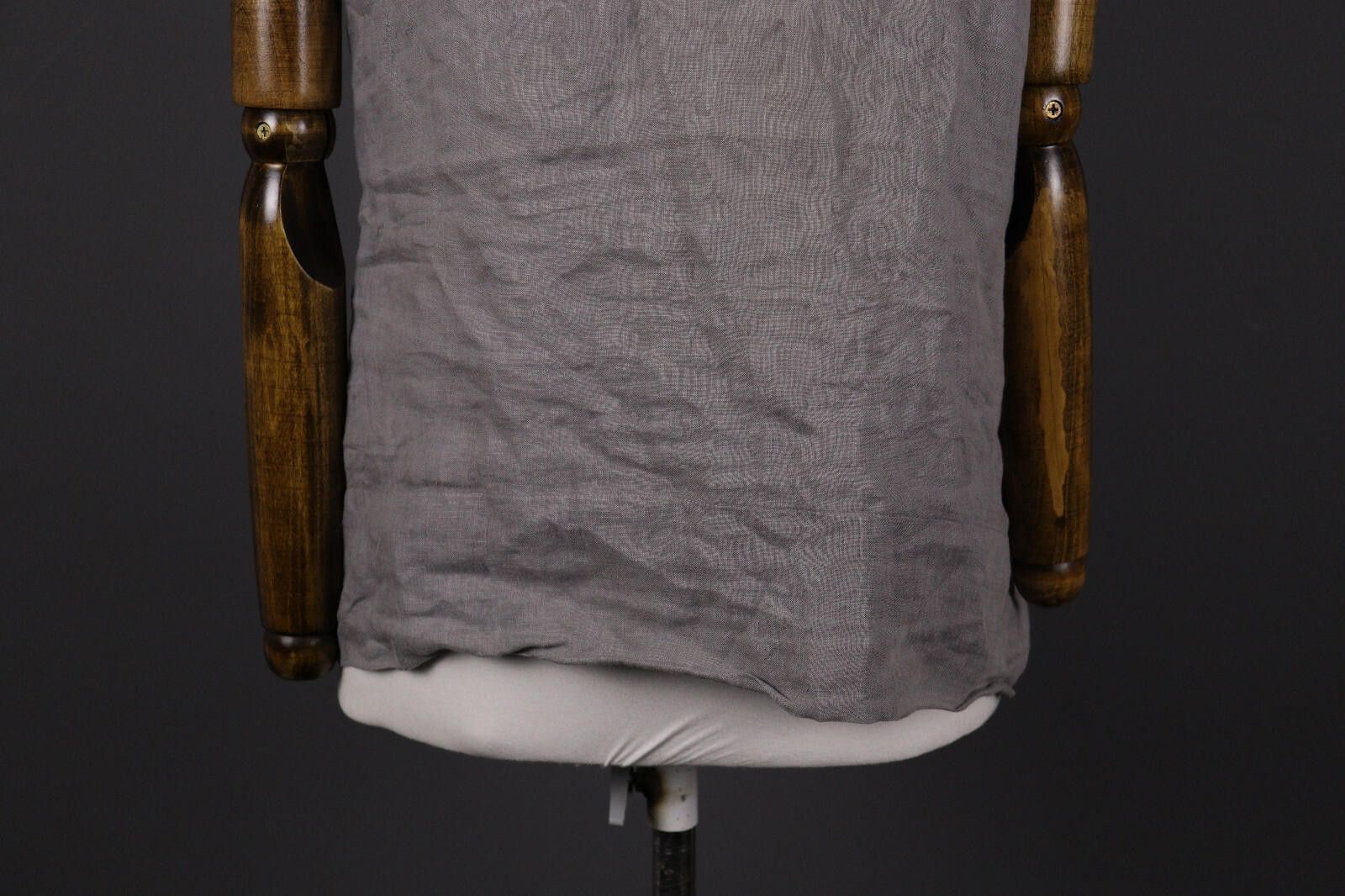 Other Elemente Clemente Gray Linen Designer Tank Top Shirt Size 2 Size M / US 6-8 / IT 42-44 - 7 Thumbnail
