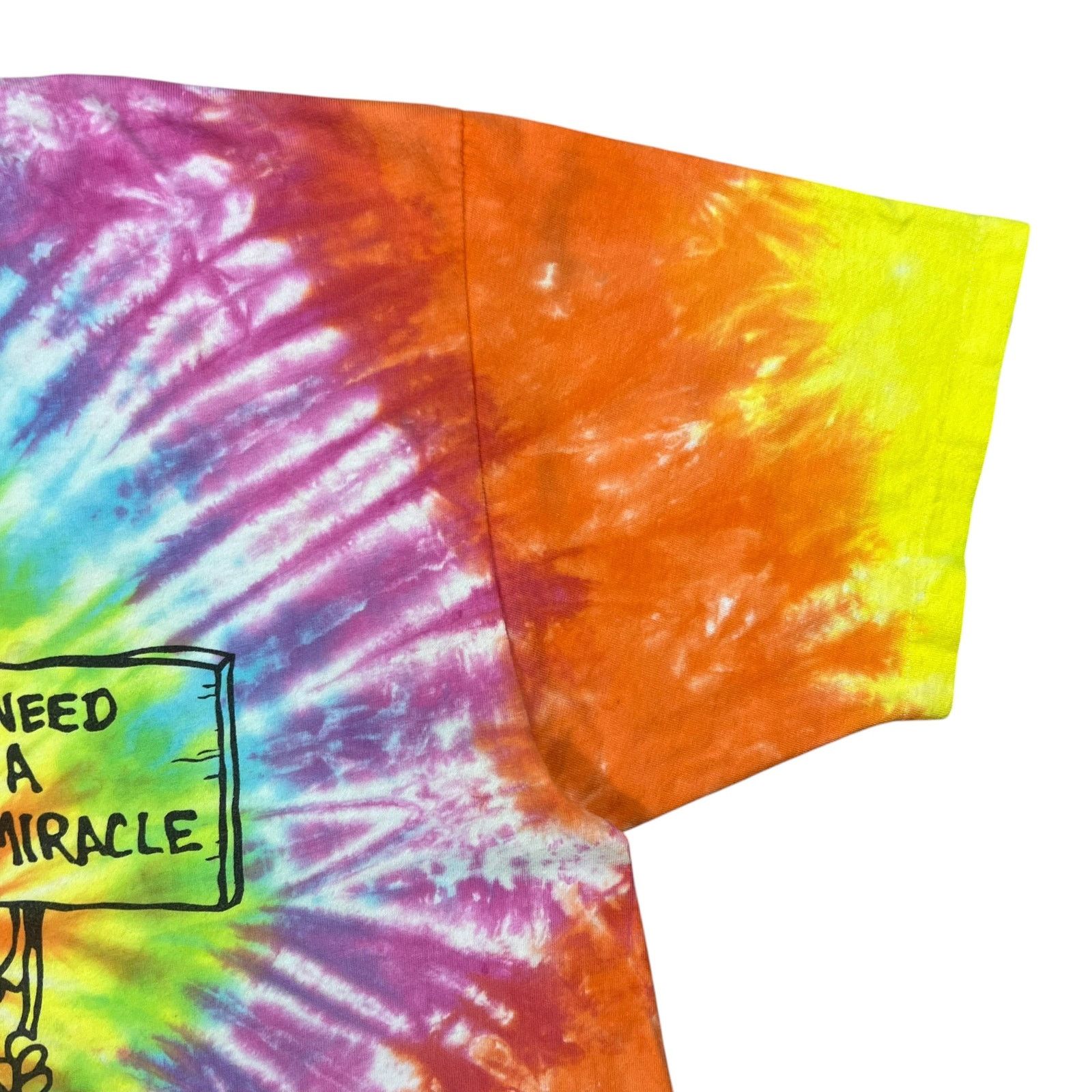 Band Tees × Grateful Dead × Hanes 90s Hanes Grateful Dead I Need A Miracle tie dye band tee Size US XL / EU 56 / 4 - 5 Thumbnail