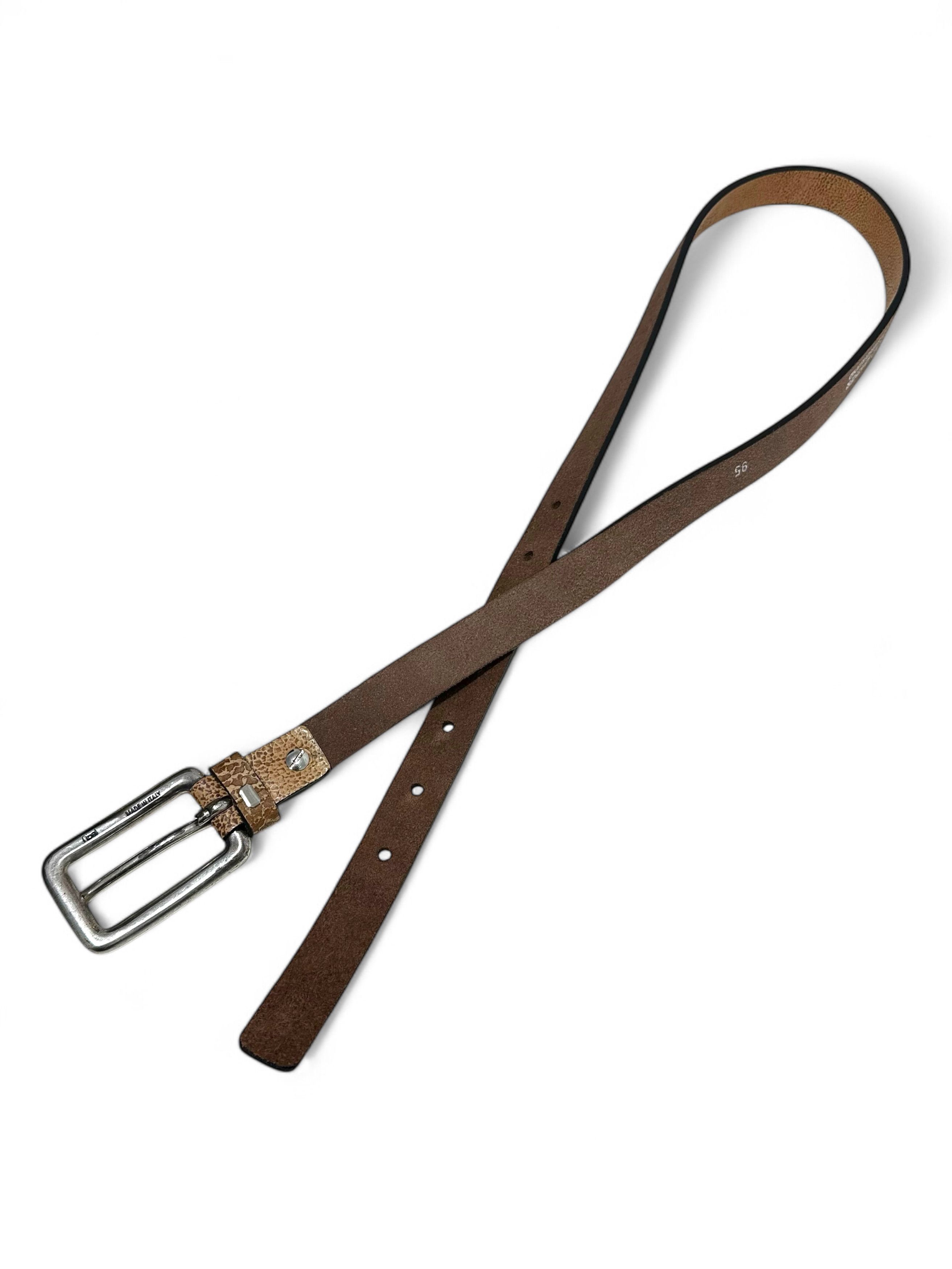 Vintage Vintage Made In Switzerland Leather Belt 95 cm Size ONE SIZE - 3 Thumbnail