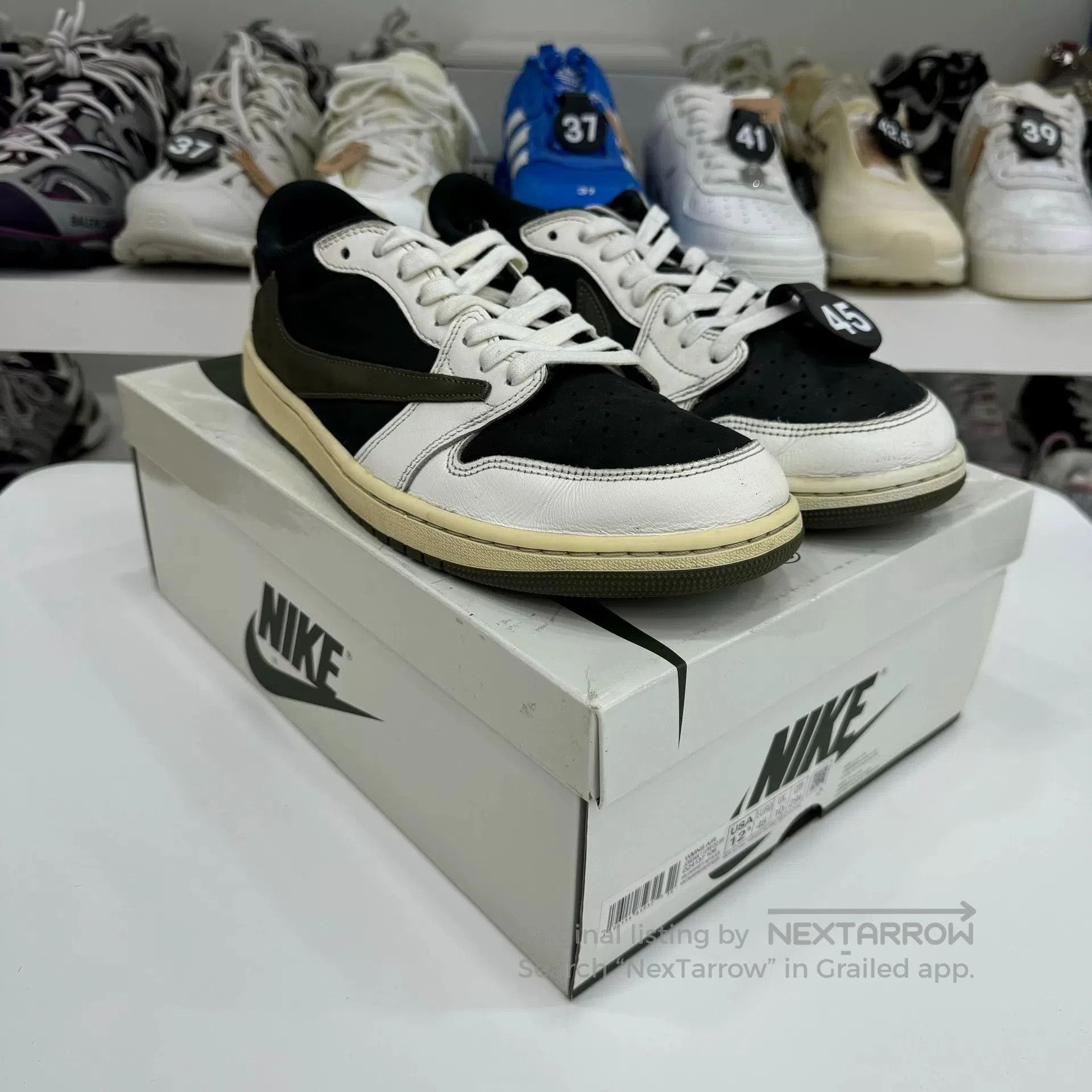Jordan Brand Nike Air Jordan 1 Low Olive Green. Size US 11 / EU 44 - 4 Thumbnail