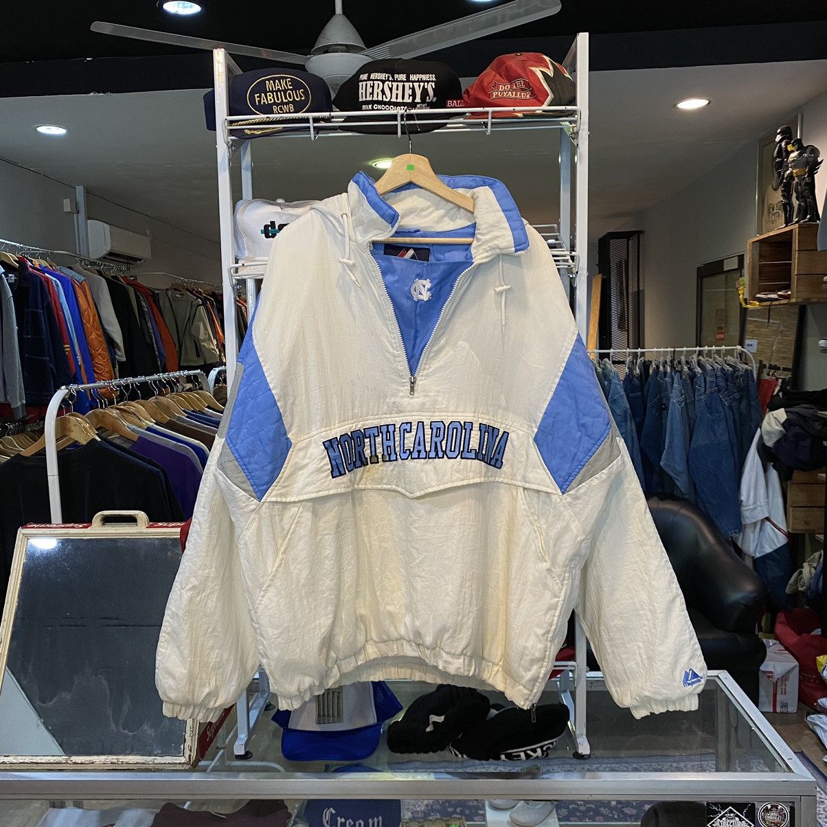 Vintage North Carolina Tarheel Pullover Majestic ParkaJacket