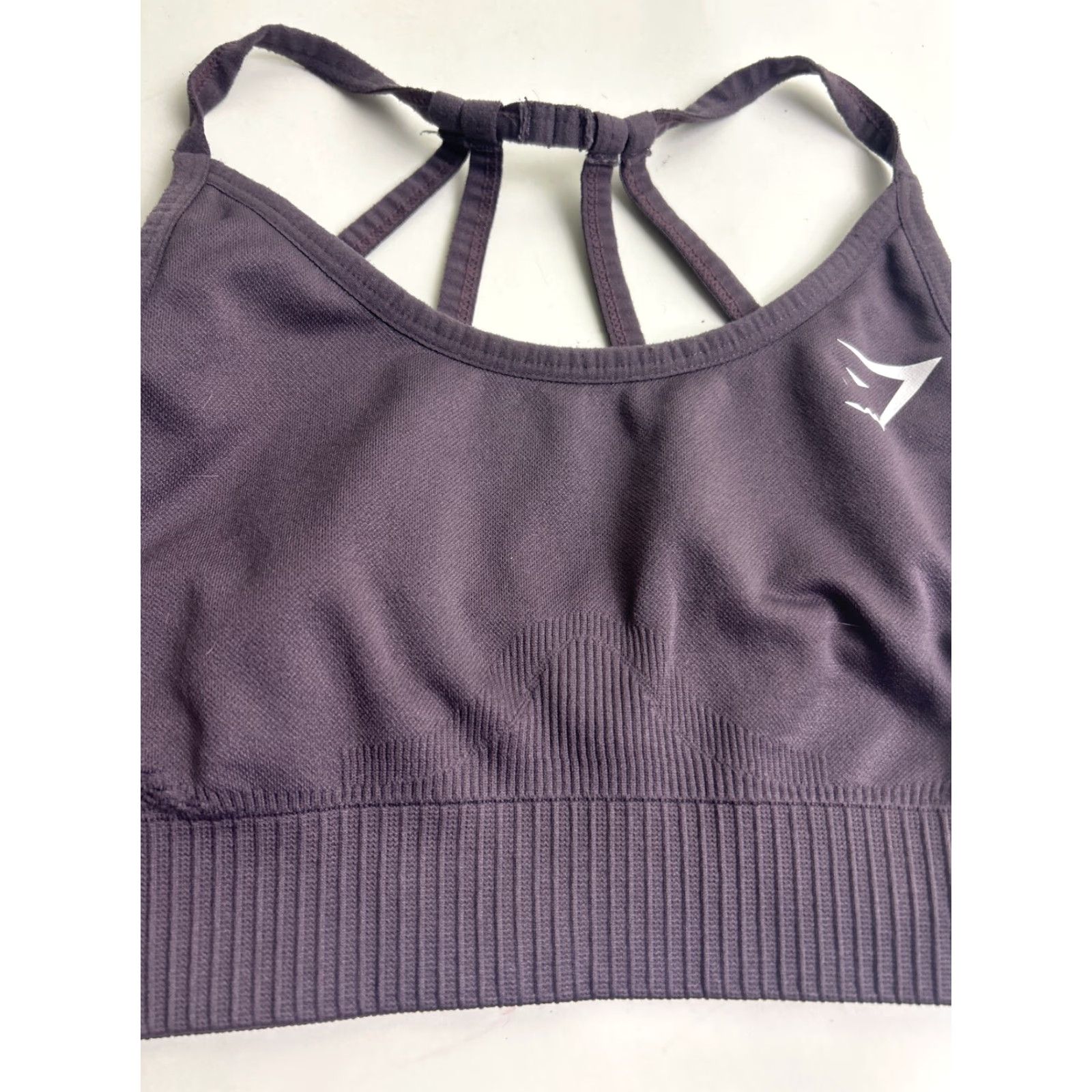 Gymshark Gymshark Women's S Energy Seamless Yoga Sports Strappy Bra Purple Size ONE SIZE - 3 Thumbnail