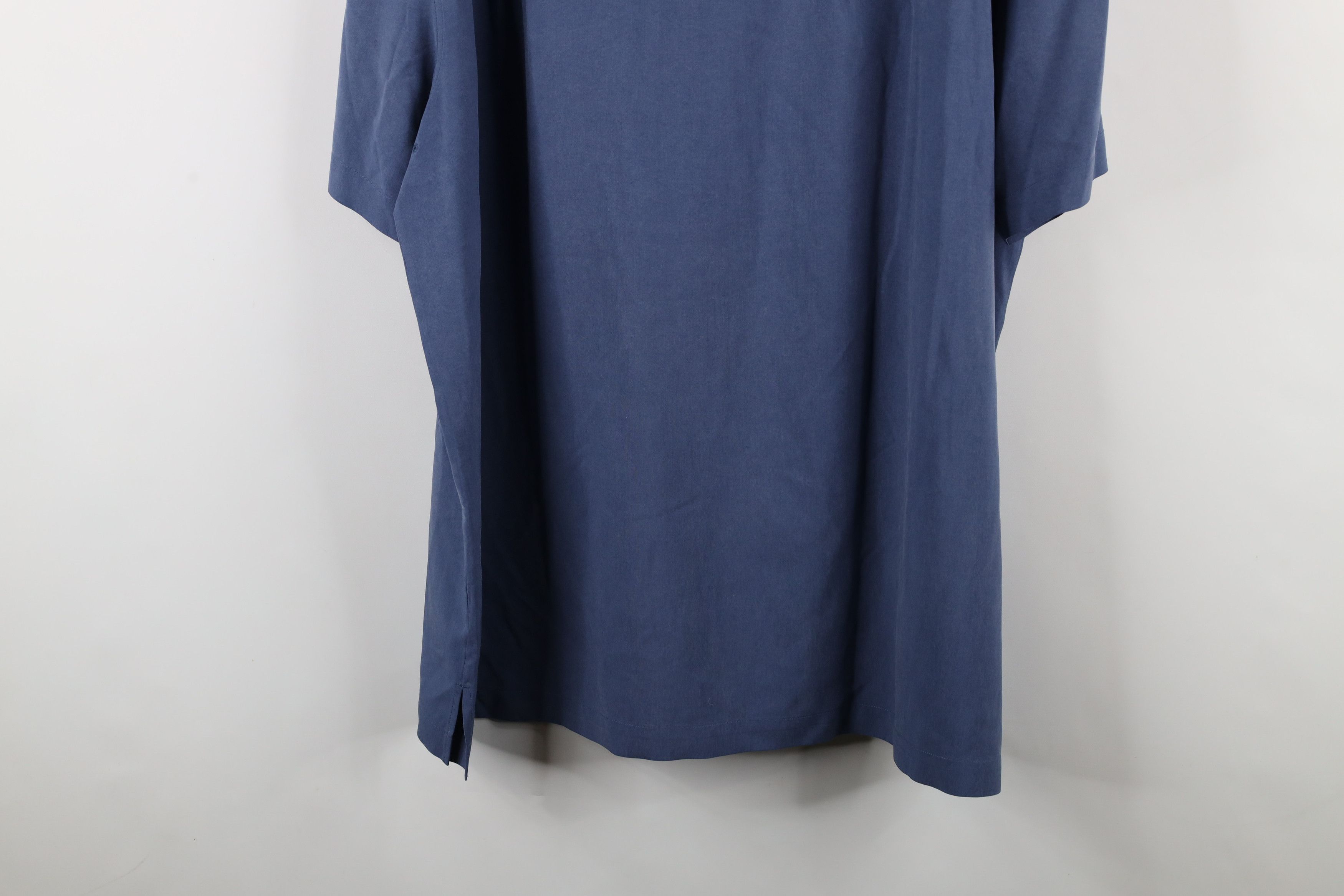Nat Nast × Vintage Nat Nast Luxury Originals Geometric Silk Button Shirt Blue Size US XL / EU 56 / 4 - 15 Thumbnail
