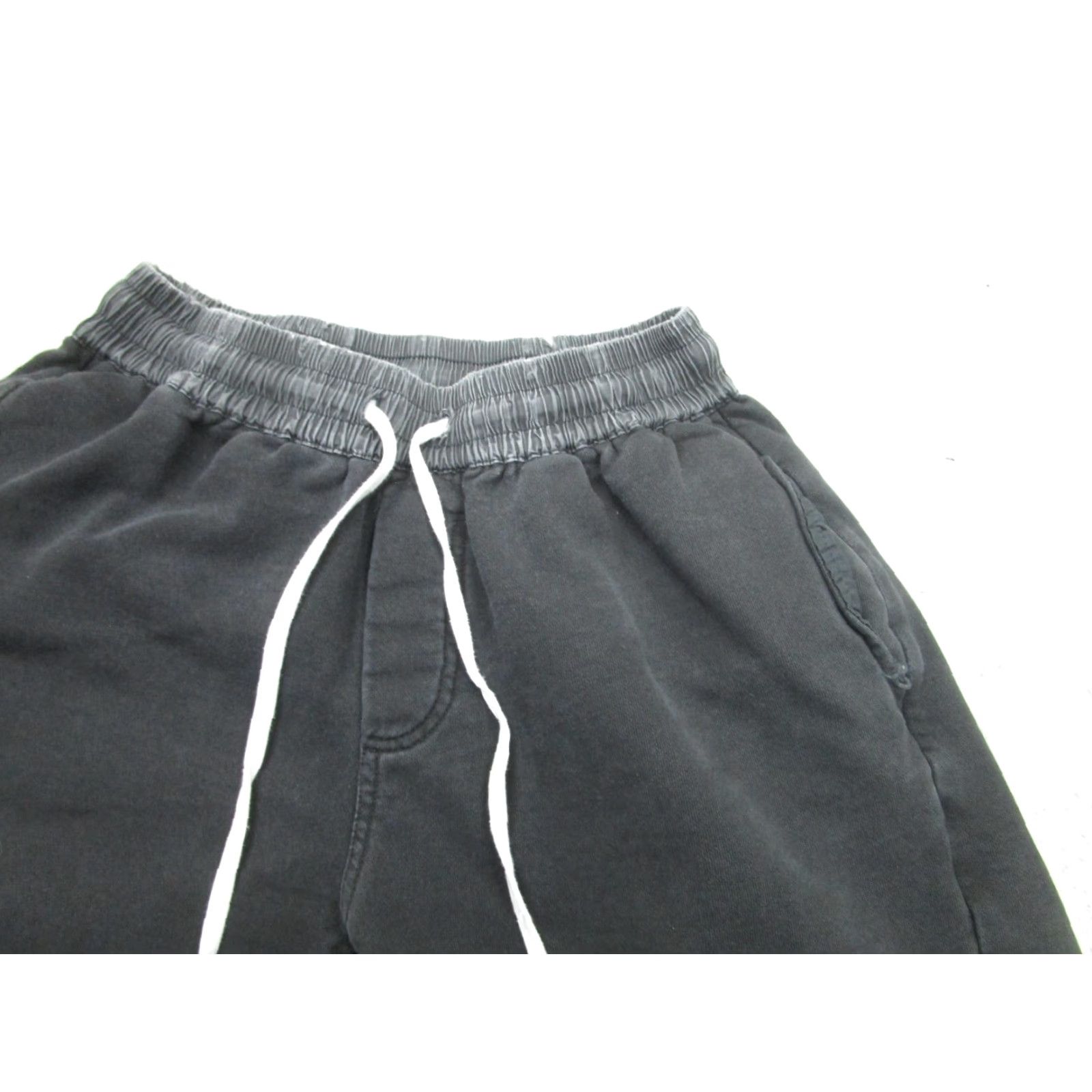 Vintage Black Icon Shorts Mens Large Black Limusa Team Distressed Goth Grunge Sweat Shorts Size US 33 - 2 Thumbnail