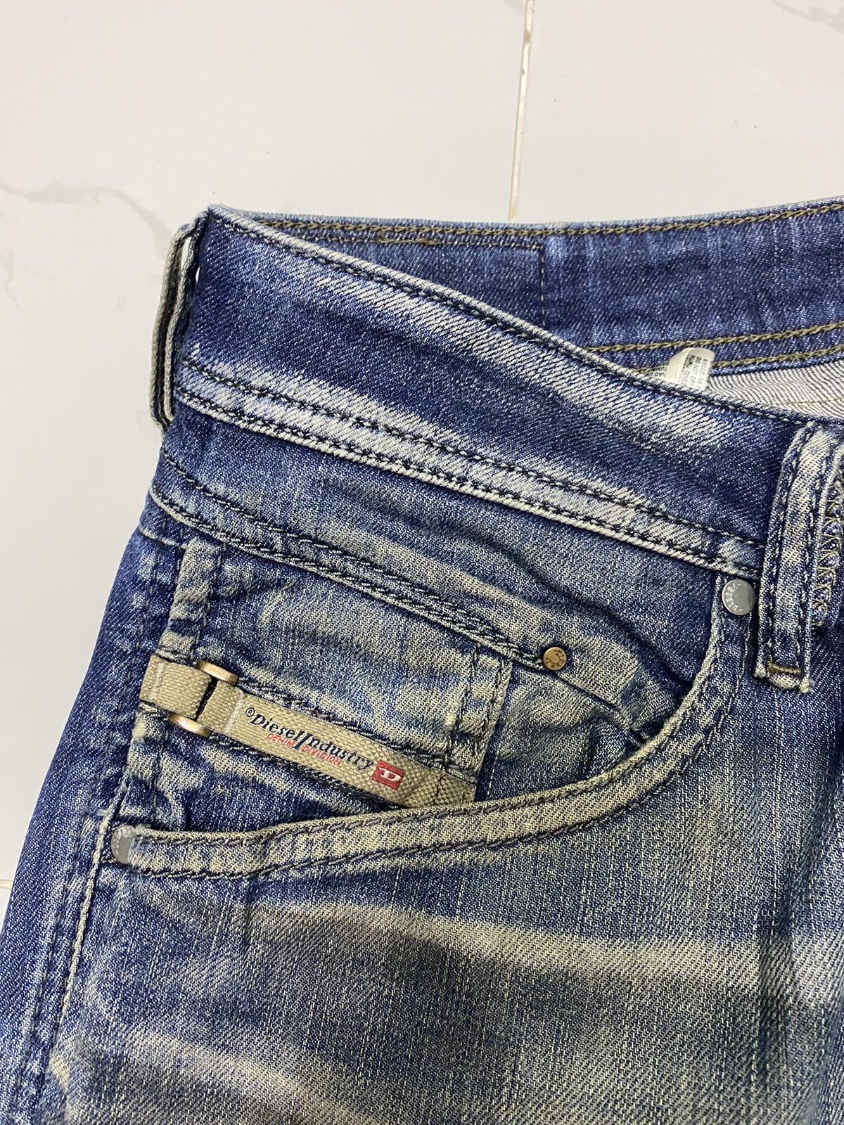 Diesel 🔥DIESEL RIPS DISTRESSED DENIM JEANS Size US 34 / EU 50 - 7 Thumbnail
