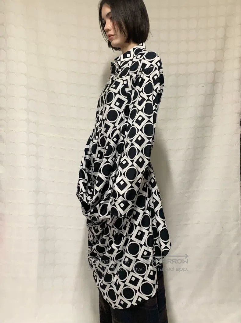 Junya Watanabe Junya Watanabe Geometric Tailored Shirt with Front and Bac Size L / US 10 / IT 46 - 2 Thumbnail