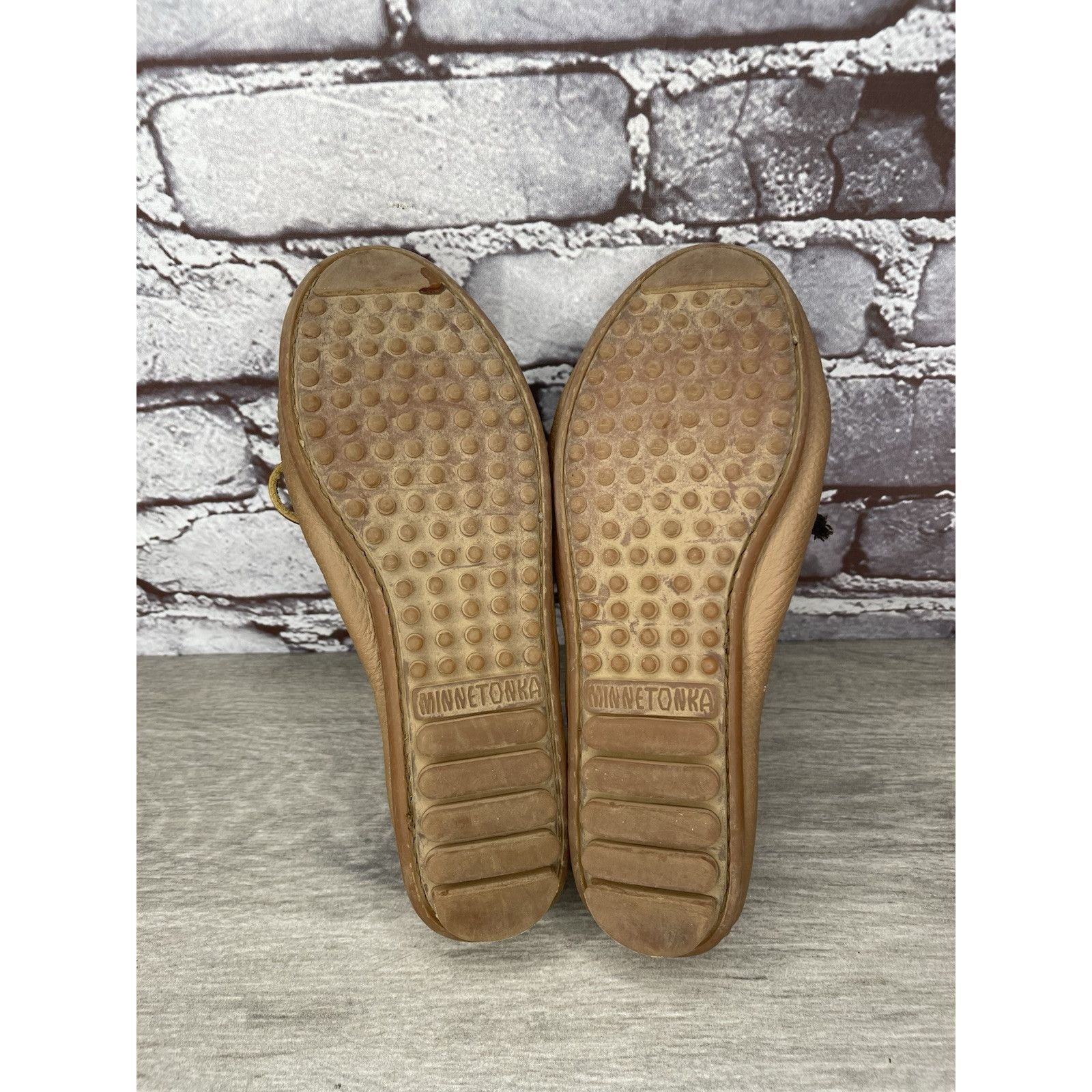 Minnetonka Minnetonka Moccasins Brown Leather Driving Moccasin Loafers Size US 6 / IT 36 - 18 Thumbnail