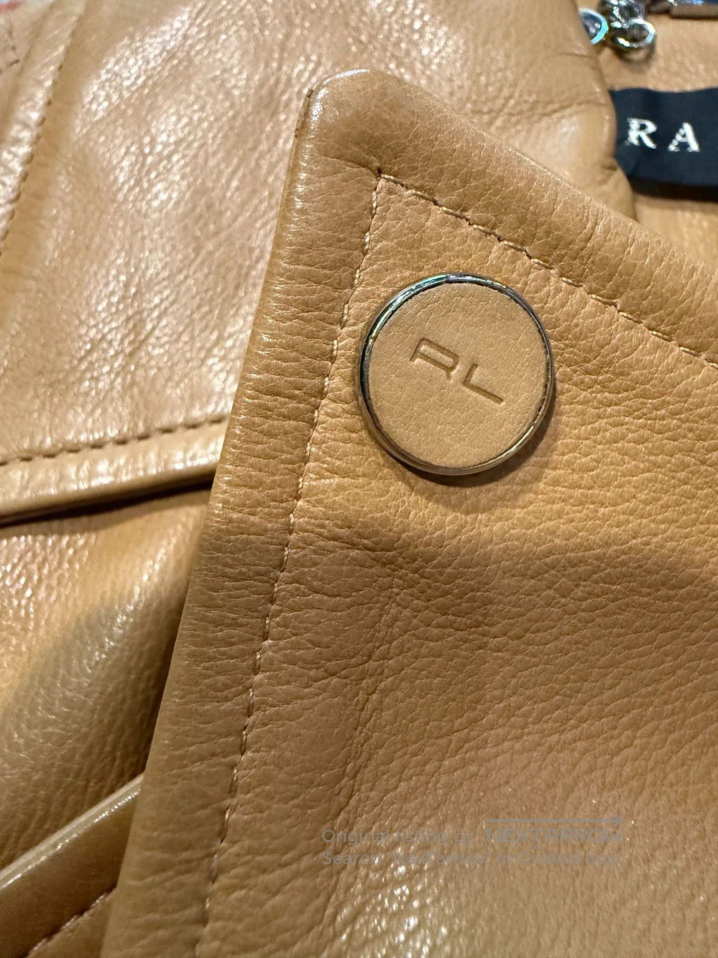 Ralph Lauren Purple Label Ralph Lauren Women's Leather Jacket. Size M / US 6-8 / IT 42-44 - 6 Thumbnail