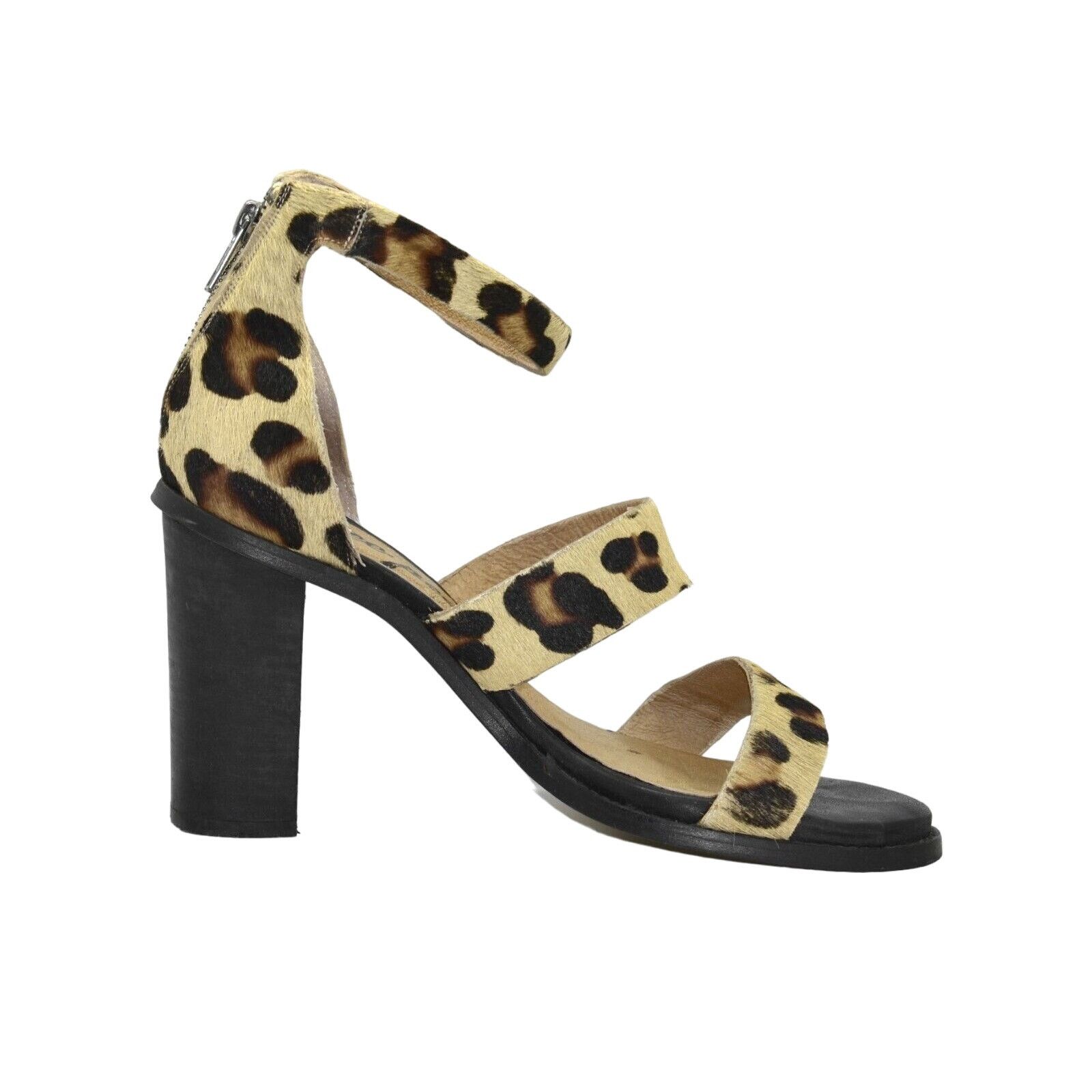 Free People FREE PEOPLE Leopard Print Hair Ankle Strap Sandals Size 40 Size US 10 / IT 40 - 3 Thumbnail