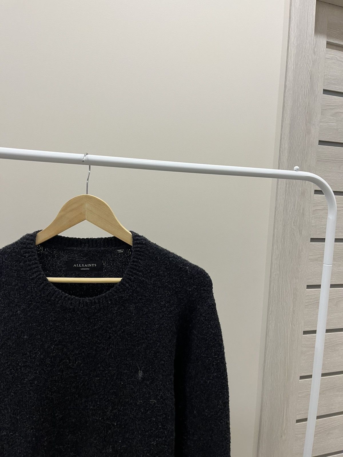 Allsaints Allsaints Sweater Wool Cotton Knit Streetwear Vintage Size M Size US M / EU 48-50 / 2 - 1 Thumbnail