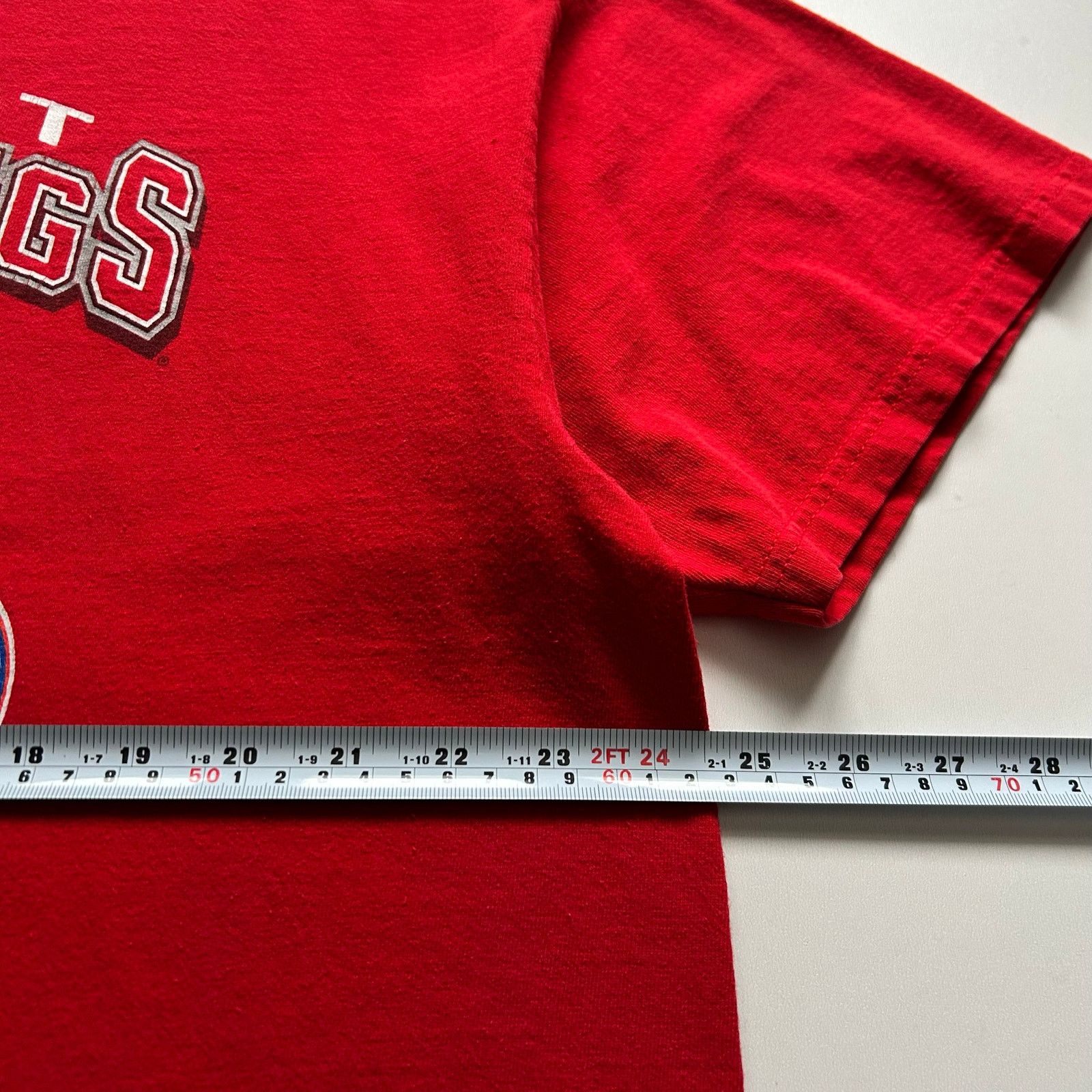Hanes Vintage Detroit Red Wings 2002 Stanley Cup Champs T Shirt XL Size US XL / EU 56 / 4 - 6 Thumbnail