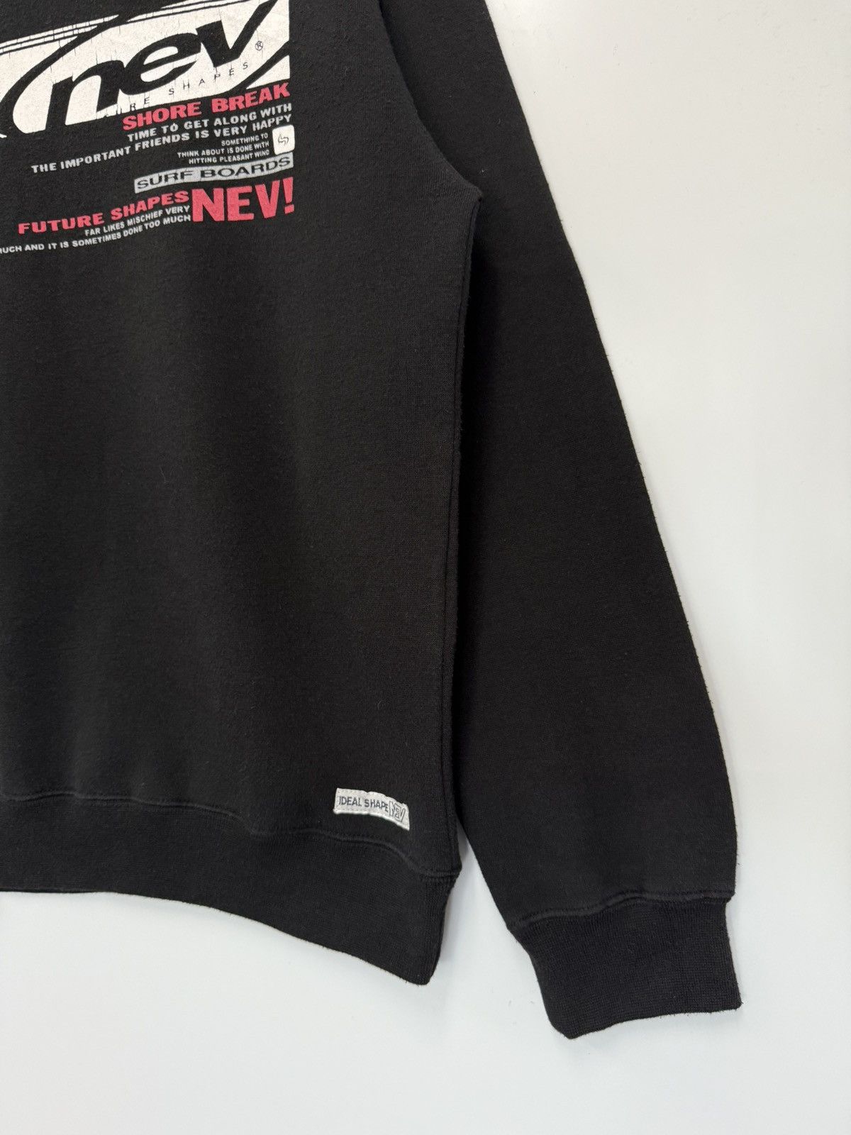Japanese Brand 🔥 NEV SURF FUTURE SHAPE ROUNDNECK SWEATSHIRT Size US XS / EU 42 / 0 - 2 Thumbnail
