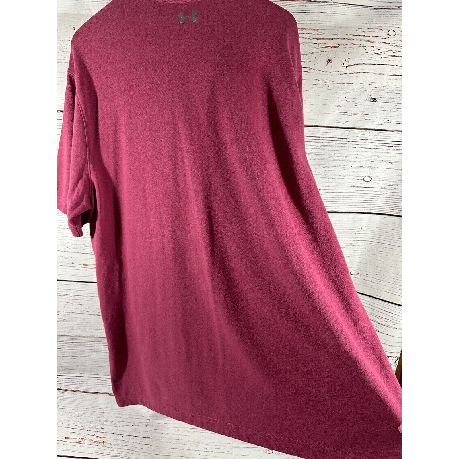 Under Armour Under Armour Heat Gear Polo Shirt Mens 2XL Wine Color Preppy Size US XXL / EU 58 / 5 - 8 Thumbnail