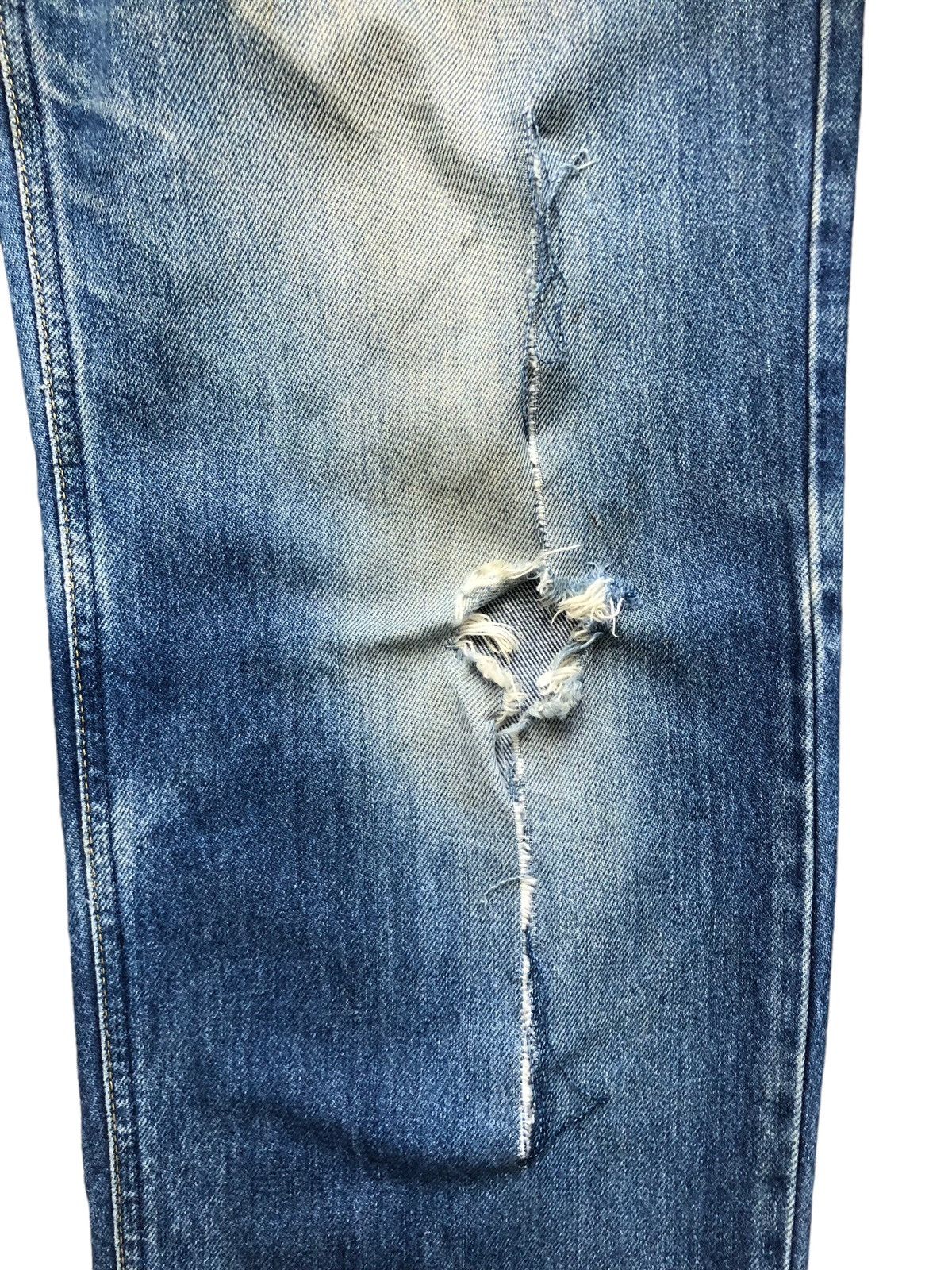 Japanese Brand × Lee × Vintage Vintage Lee Ripped Distressed Denim Jeans Size US 35 - 5 Thumbnail