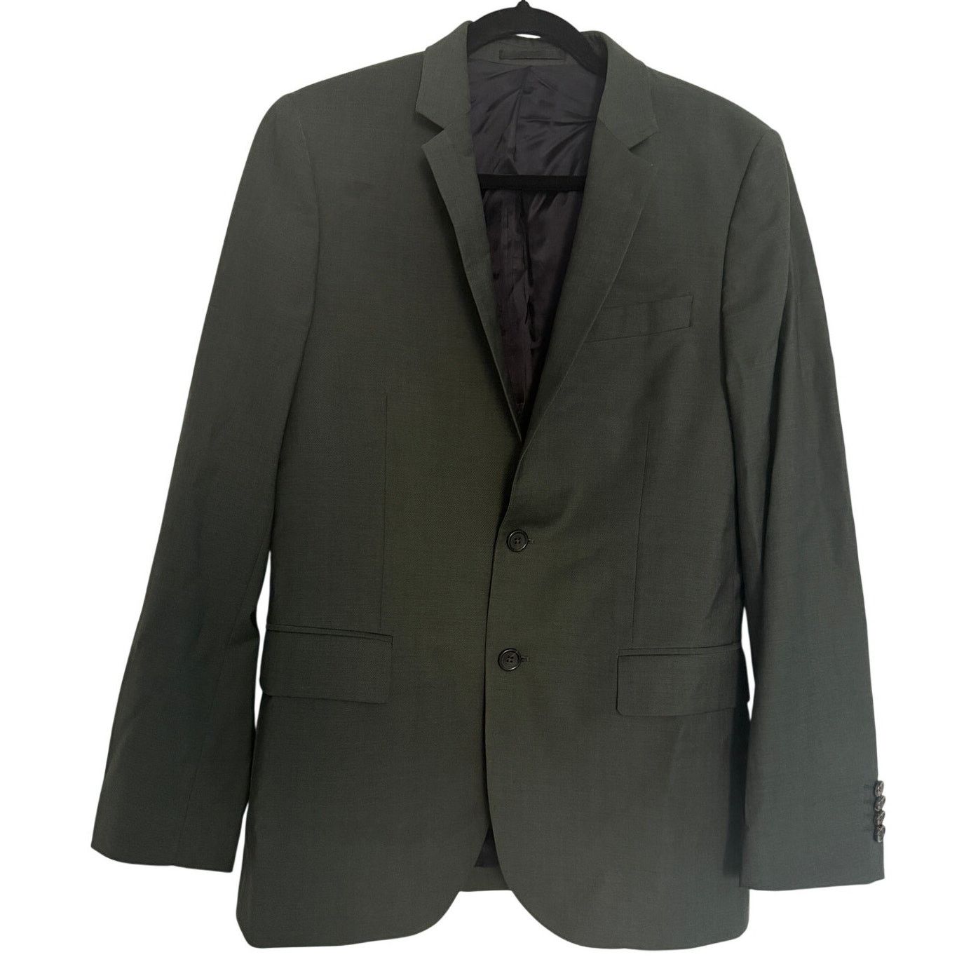 Paul Smith PS by Paul Smith Men's Dark Green Wool-Mohair Evening Blazer Size 36R - 1 Thumbnail