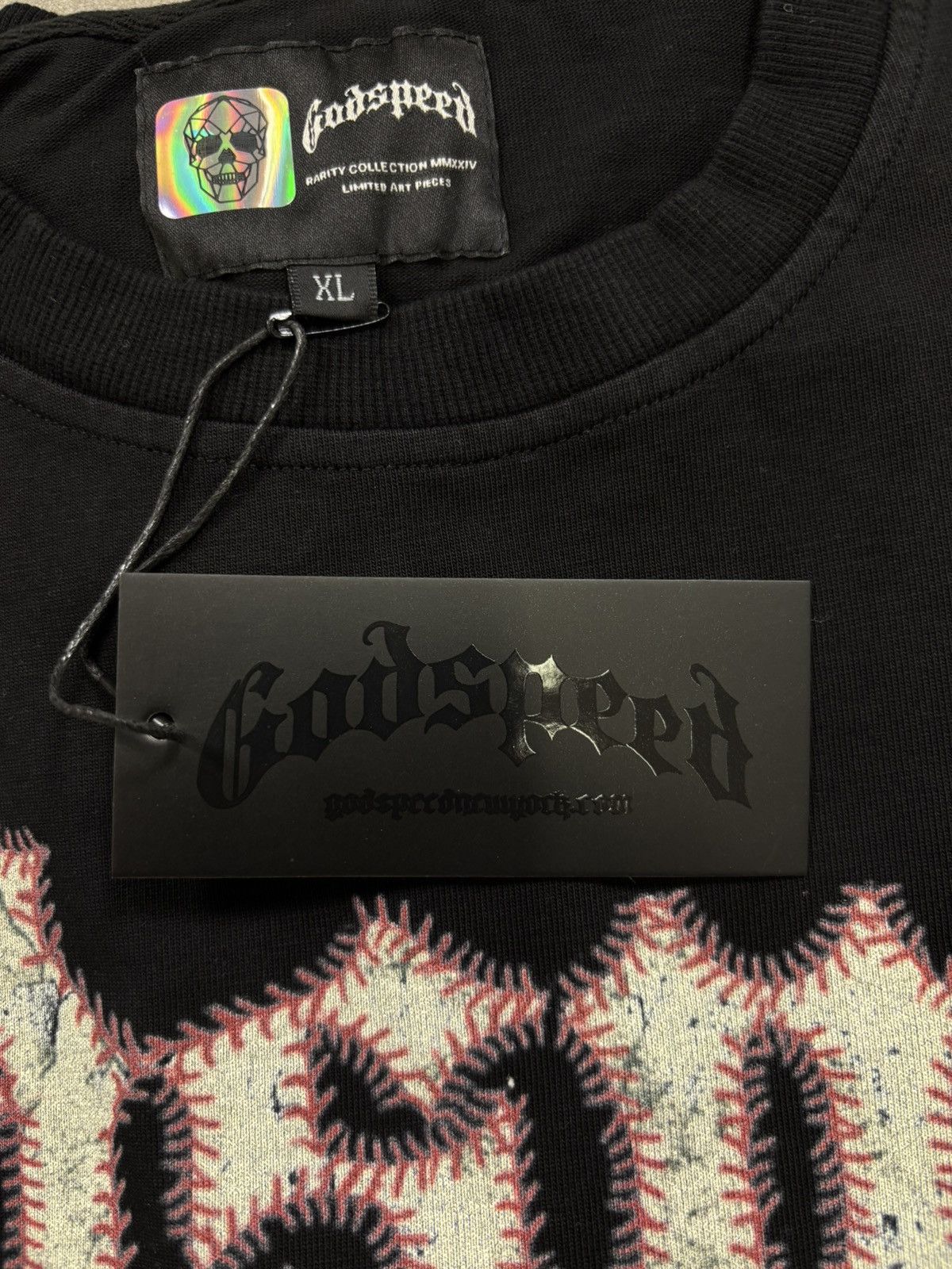 Godspeed Godspeed Strike Out Longsleeve, Black Size US XL / EU 56 / 4 - 10 Thumbnail