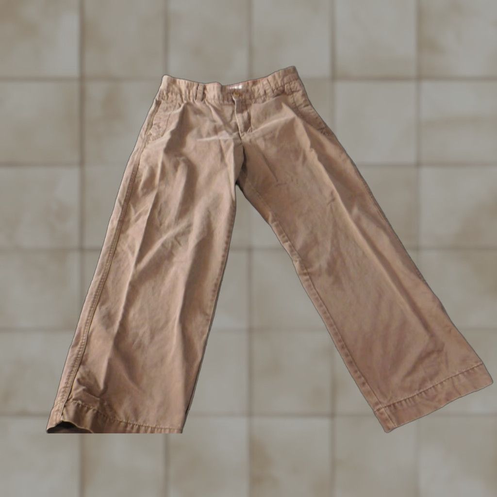 Izod Izod Mens Pants 32x28 Straight Brown Regular American Chino Classic Casual Pockets Mens Regular 32 Brown Cotton Flat Front Knit Button Vintage No Size US 32 / EU 48 - 1 Thumbnail