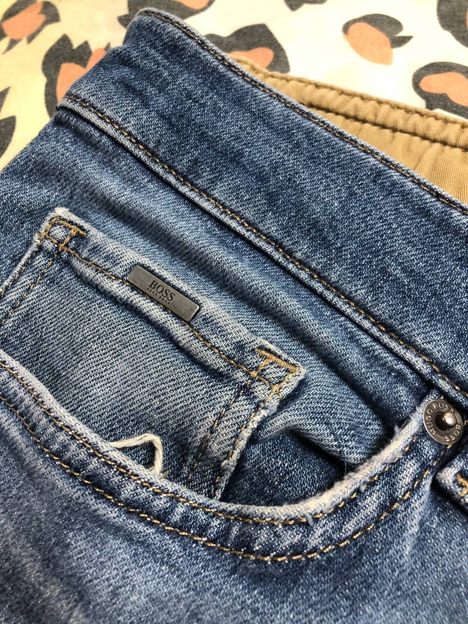 Hugo Boss × Vintage Hugo Boss Orange Regular Fit Cotton Denim Jeans Vintage Size US 33 - 9 Thumbnail