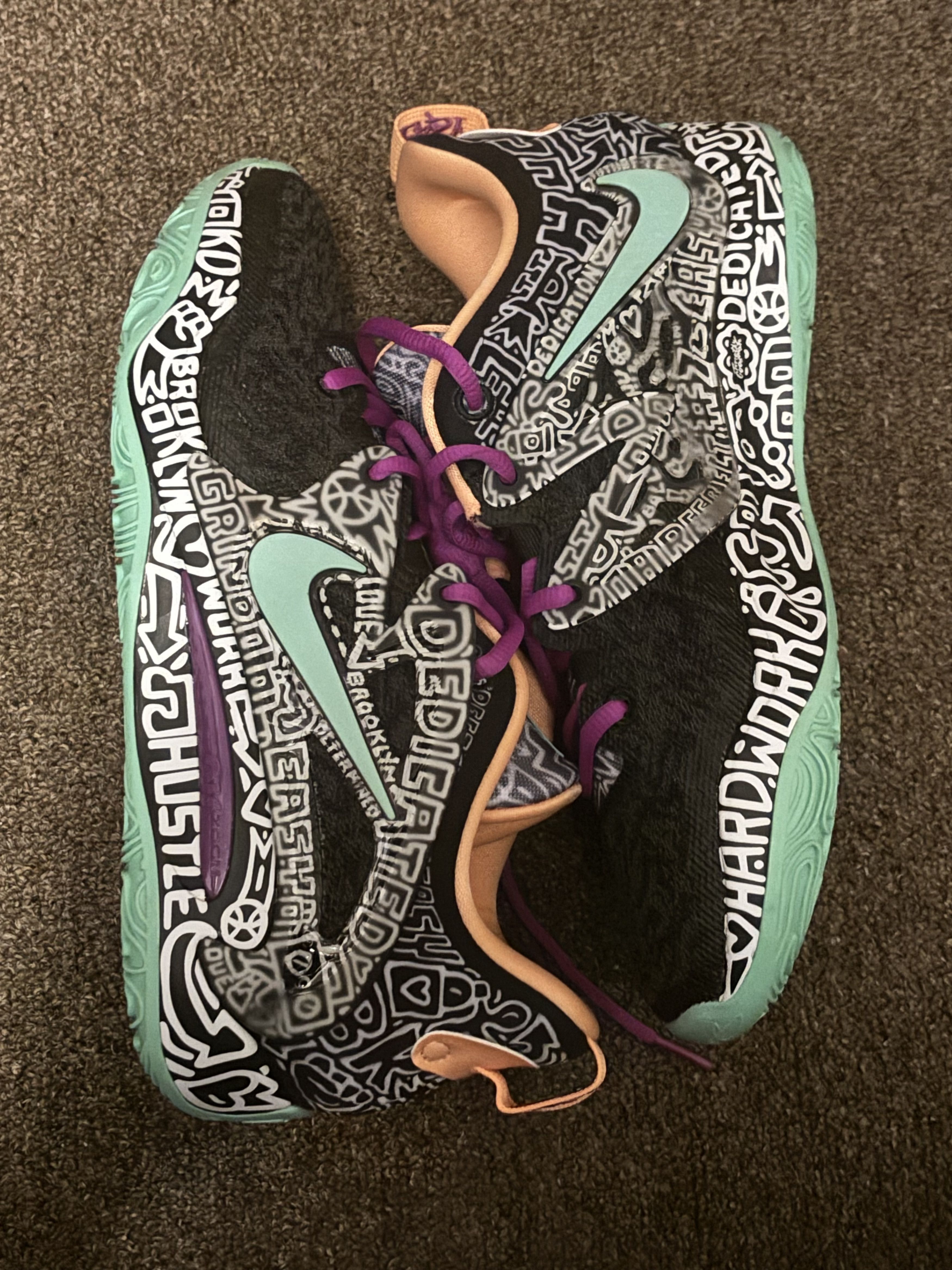 Nike KD 15 brooklyn graffiti Size US 10 / EU 43 - 7 Thumbnail