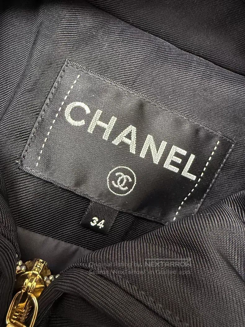 Chanel Chanel Doll collar thin glitter long-sleeved cotton jacket Size XXS / US 00 / IT 34 - 4 Thumbnail