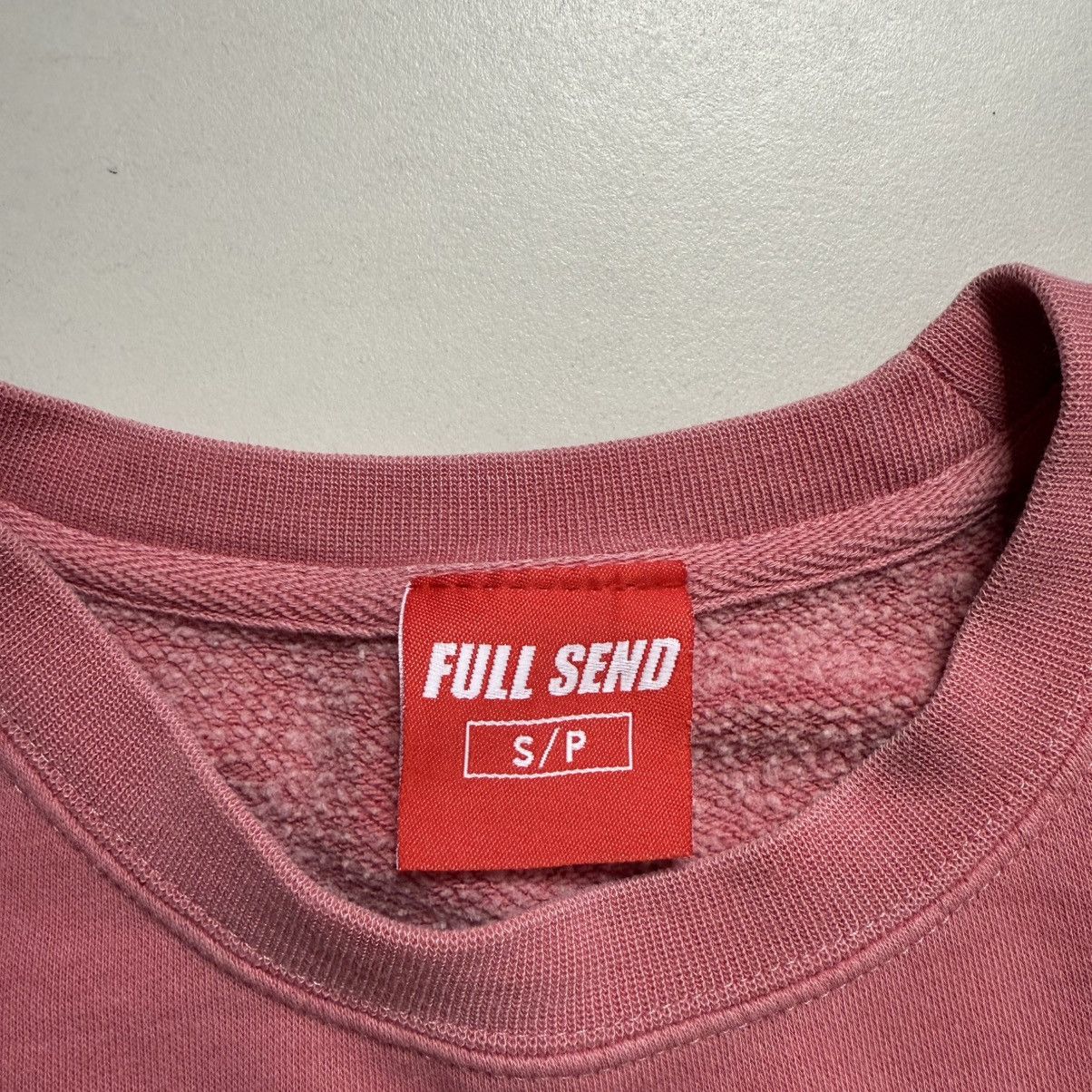 Full Send Full Send By Nelk Boys Globe Crewneck Pink Size US S / EU 44-46 / 1 - 5 Thumbnail