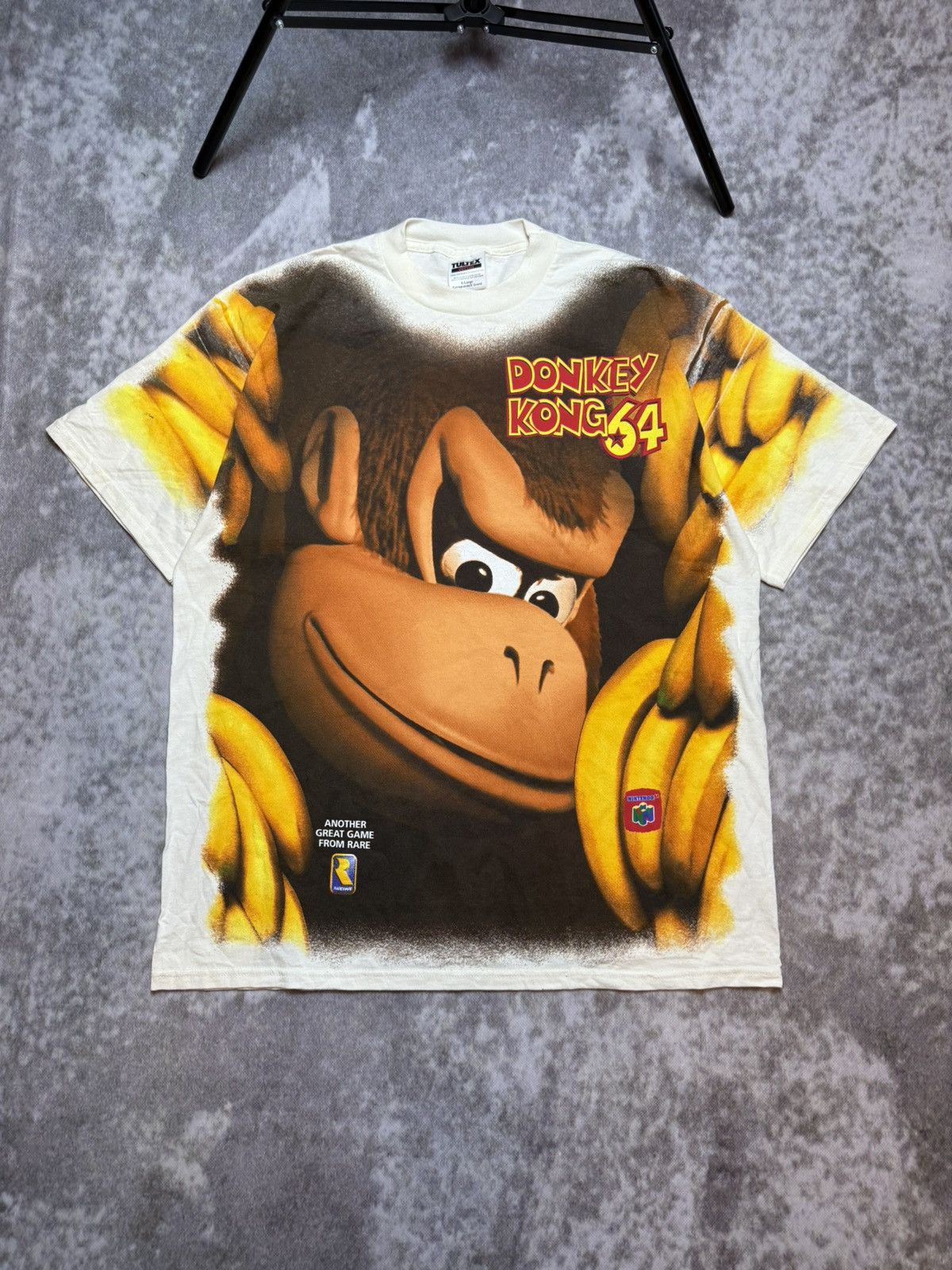 Nintendo × Vintage RARE Donkey Kong Funky Kong Nintendo 1995 Shirt