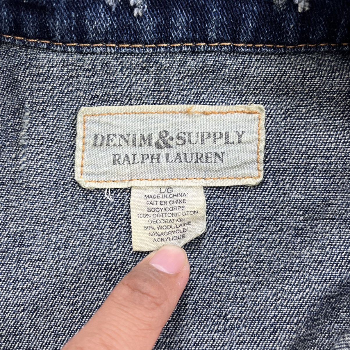 Denim & Supply Ralph Lauren Denim & Supply Ralph Lauren Distressed America Denim Jacket Size US M / EU 48-50 / 2 - 8 Thumbnail