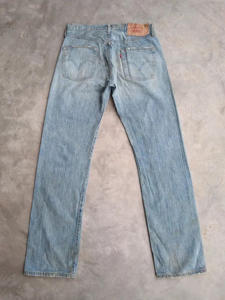 Levi's Vintage Levi's 501 Rusty Wash Distressed Jeans 30x32 Size US 30 / EU 46 - 2 Thumbnail