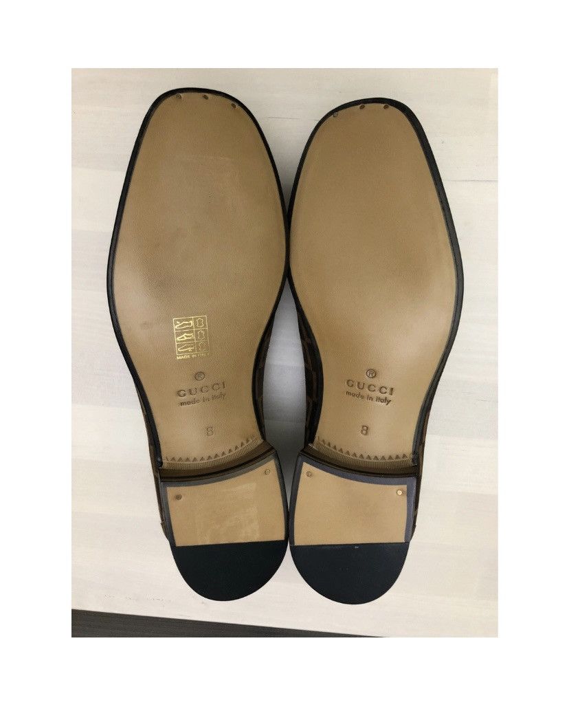 Gucci GUCCI 🇮🇹 Suede G Cube Tigerhead Bangle Ornament Loafer 9 NIB Size US 9 / EU 42 - 11 Thumbnail