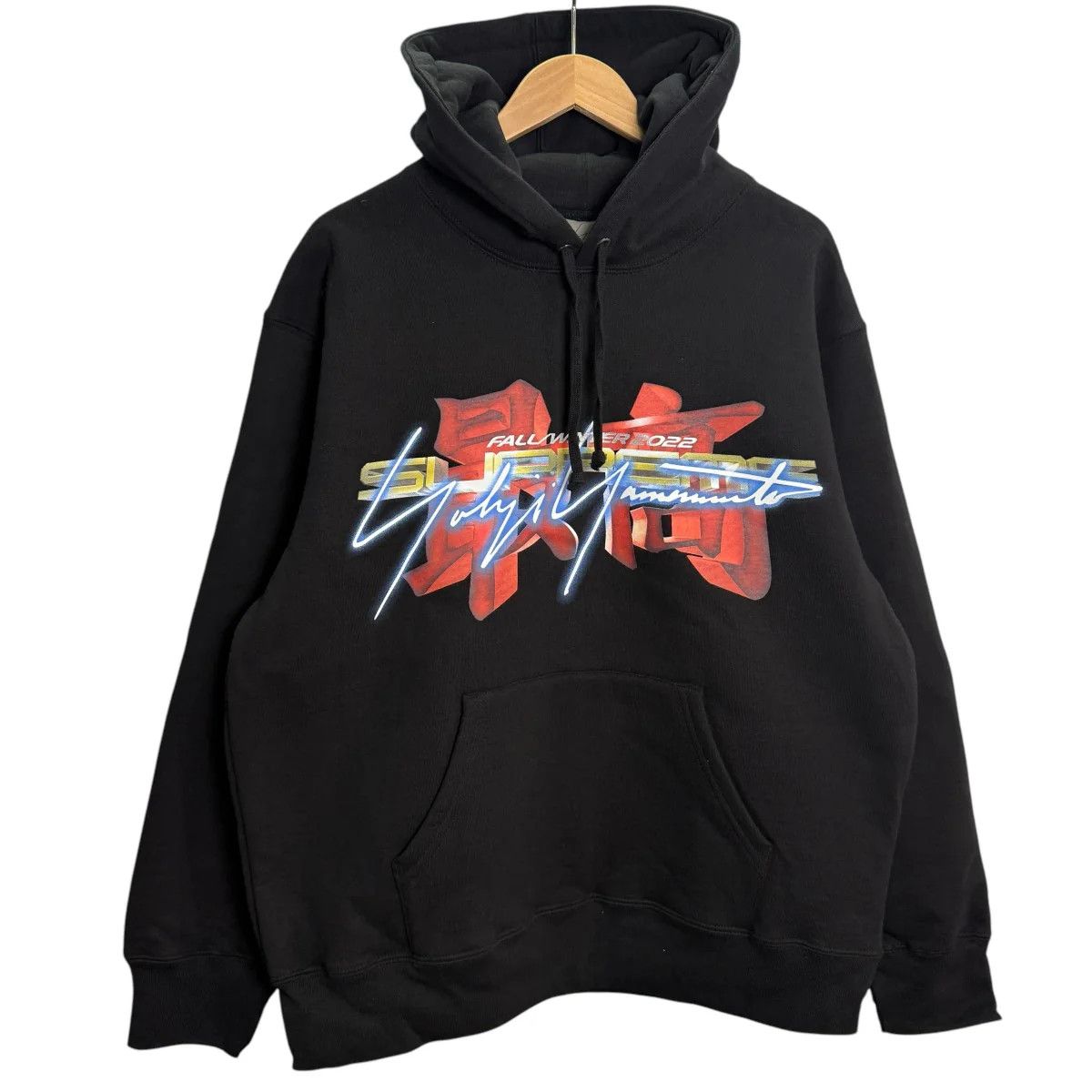 Yohji Yamamoto Supreme YOHJI YAMAMOTO 22AW/TEKKEN Hooded Sweatshirt Size US XL / EU 56 / 4 - 1 Thumbnail