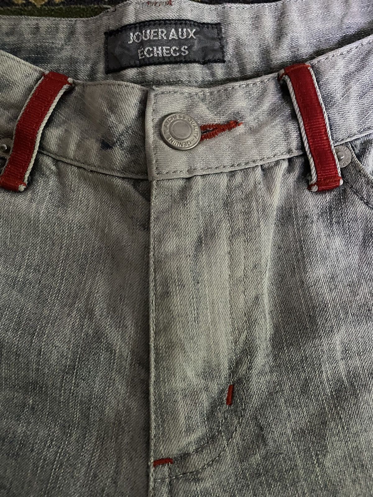 Hysteric Glamour Japanese Brand JOUER AUX ECHECS Super Flare Jeans Size 26" / US 2 / IT 38 - 8 Thumbnail