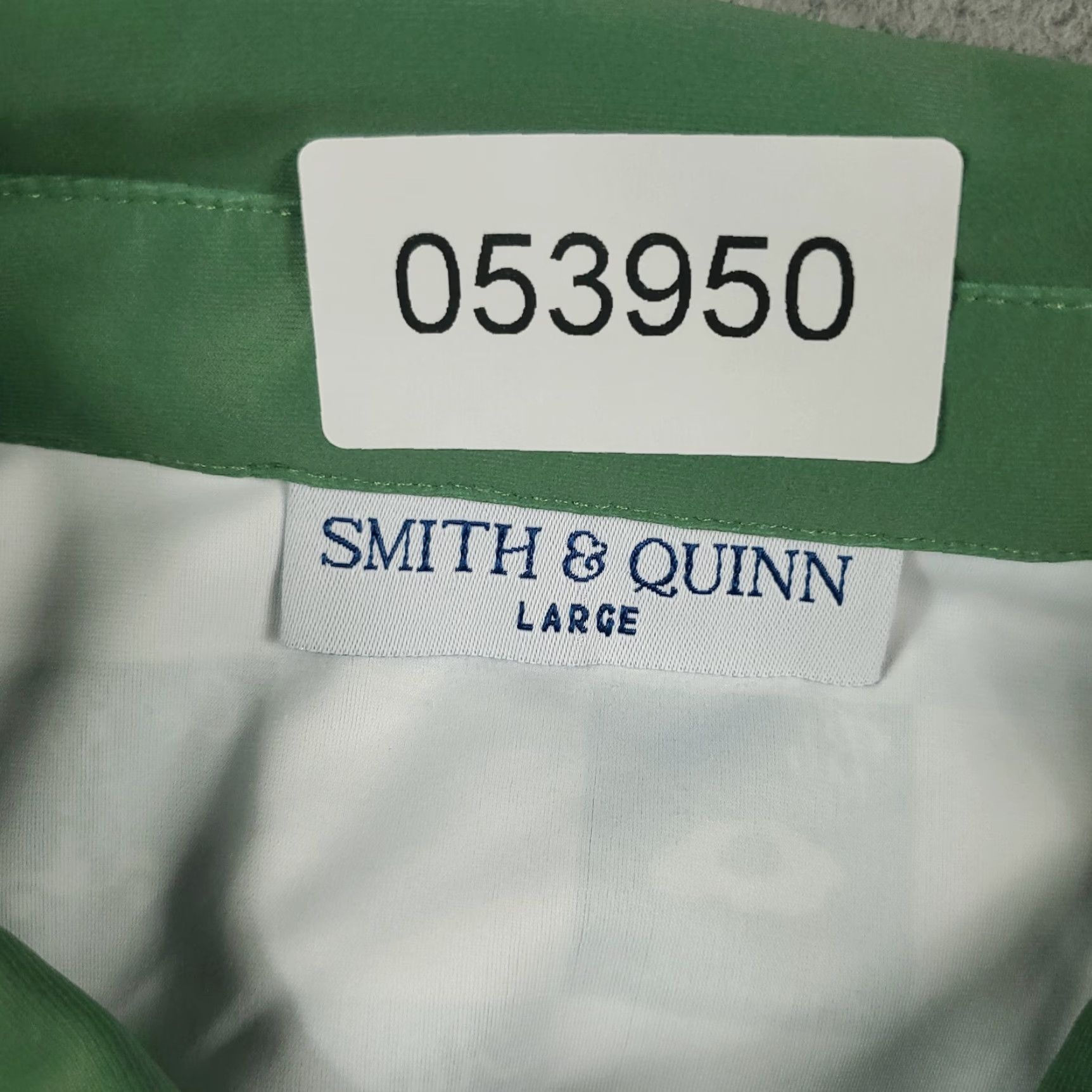 Vintage Smith & Quinn Polo Shirt Mens L Blue Geometric Pattern Polo Shirt Logo Modern Preppy Sport 90s? Wait. Size US L / EU 52-54 / 3 - 6 Thumbnail