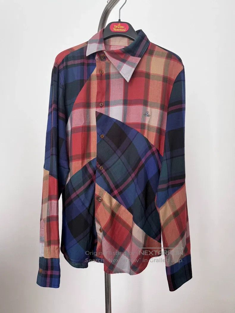 Vivienne Westwood Vivienne Westwood Vintage checkered deformed shirt, drunka Size M / US 6-8 / IT 42-44 - 1 Thumbnail