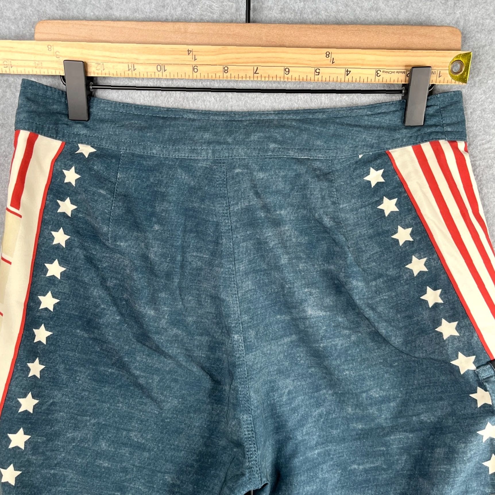 O'Neill O'Neill Swim Trunks Mens 28 Navy Blue USA Stars Cargo Pocket Board Shorts Size US 28 / EU 44 - 8 Thumbnail