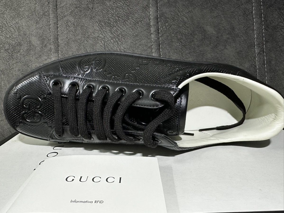 Designer × Gucci Gucci GG Tennis 20 Ace Leather Low Trainer Size US 7.5 / EU 40-41 - 3 Thumbnail