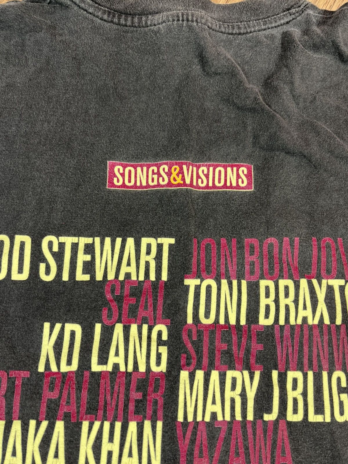 Band Tees Vintage 1997 Songs & Visions Shirt Carlsberg Concert Size US L / EU 52-54 / 3 - 14 Thumbnail