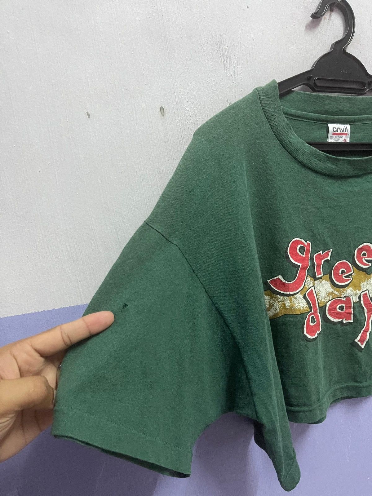 Band Tees Vintage 1995 Green Day Dookie Crop Tshirt Size US L / EU 52-54 / 3 - 2 Thumbnail