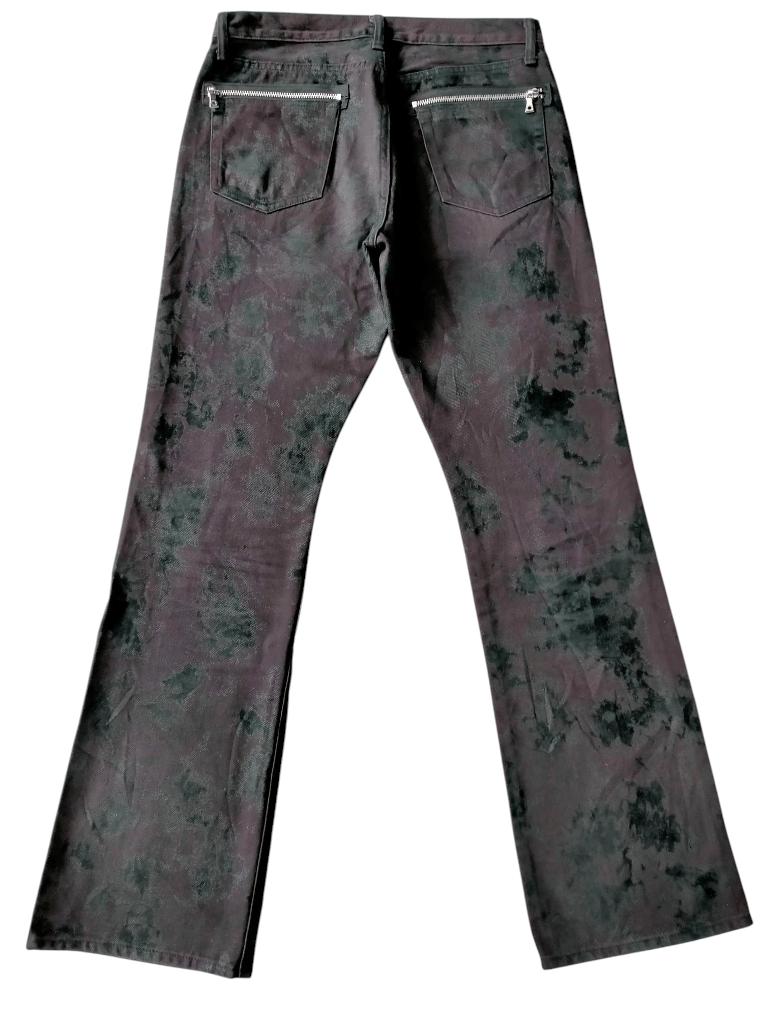 If Six Was Nine × Japanese Brand Japanese 🇯🇵 Flare Jeans Semantic Design Boot cut Denim Size US 31 - 1 Thumbnail