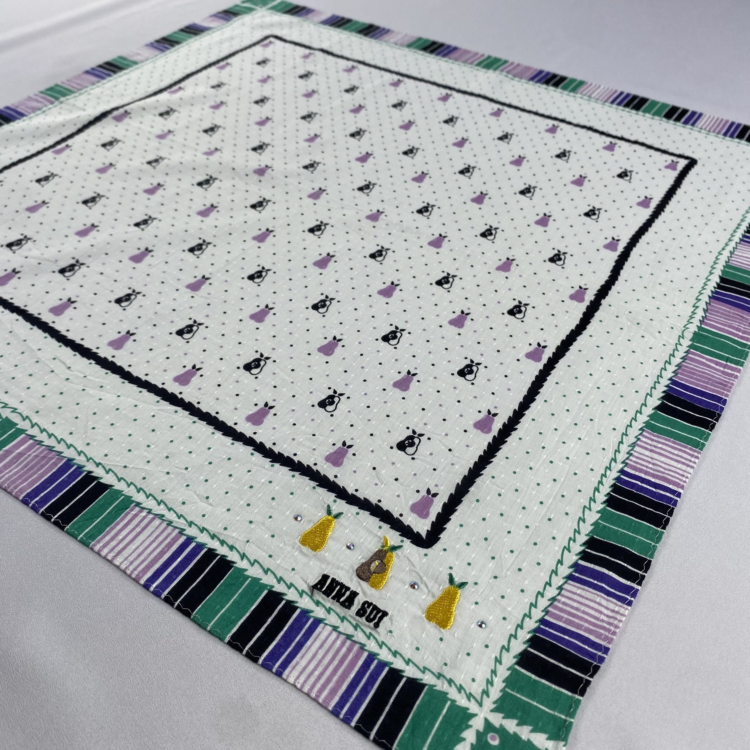 Vintage Anna Sui Bandana/ Handkerchief / Neckerchief Size ONE SIZE - 2 Thumbnail
