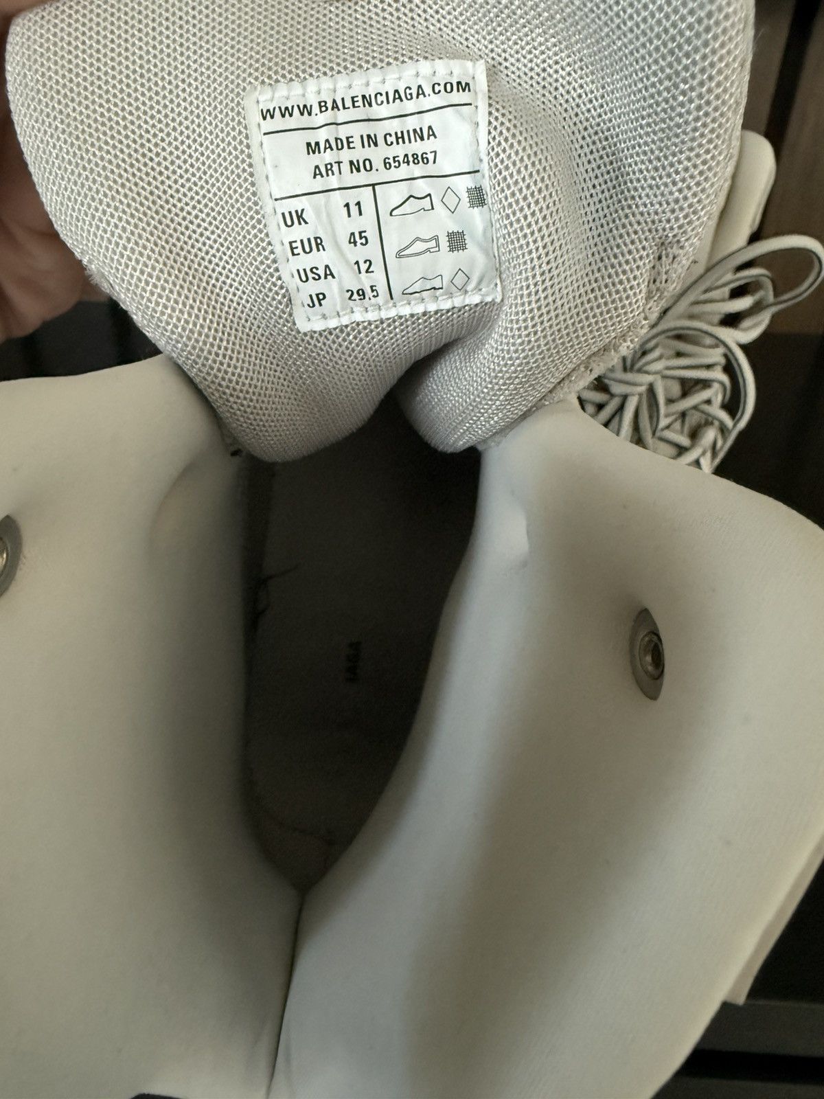 Balenciaga Balenciaga Track.2 Sneakers – Grey Size US 11 / EU 44 - 10 Thumbnail