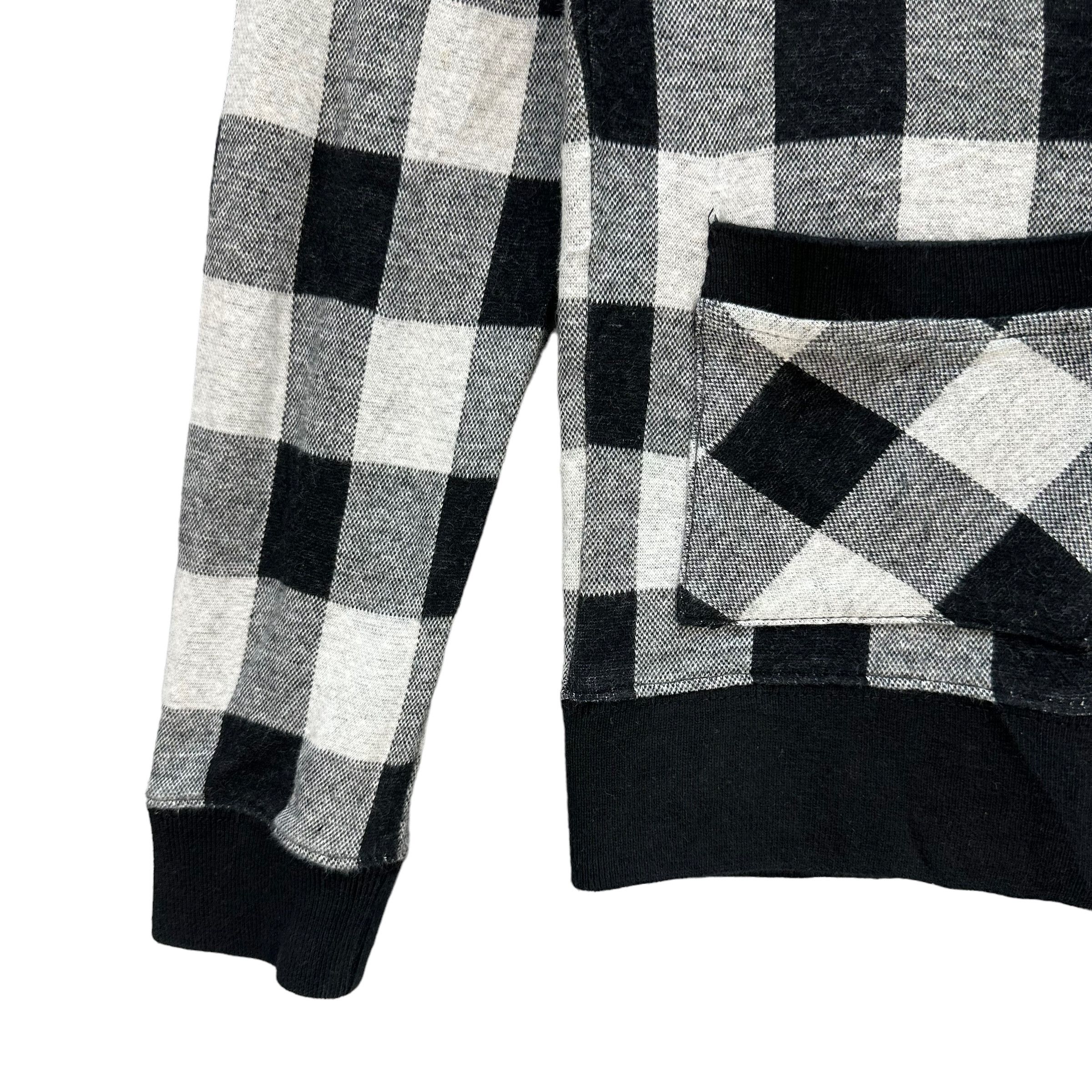Rusty RUSTY Embroidery Small Logo Checked Cardigan #A4-0079 Size M / US 6-8 / IT 42-44 - 5 Thumbnail