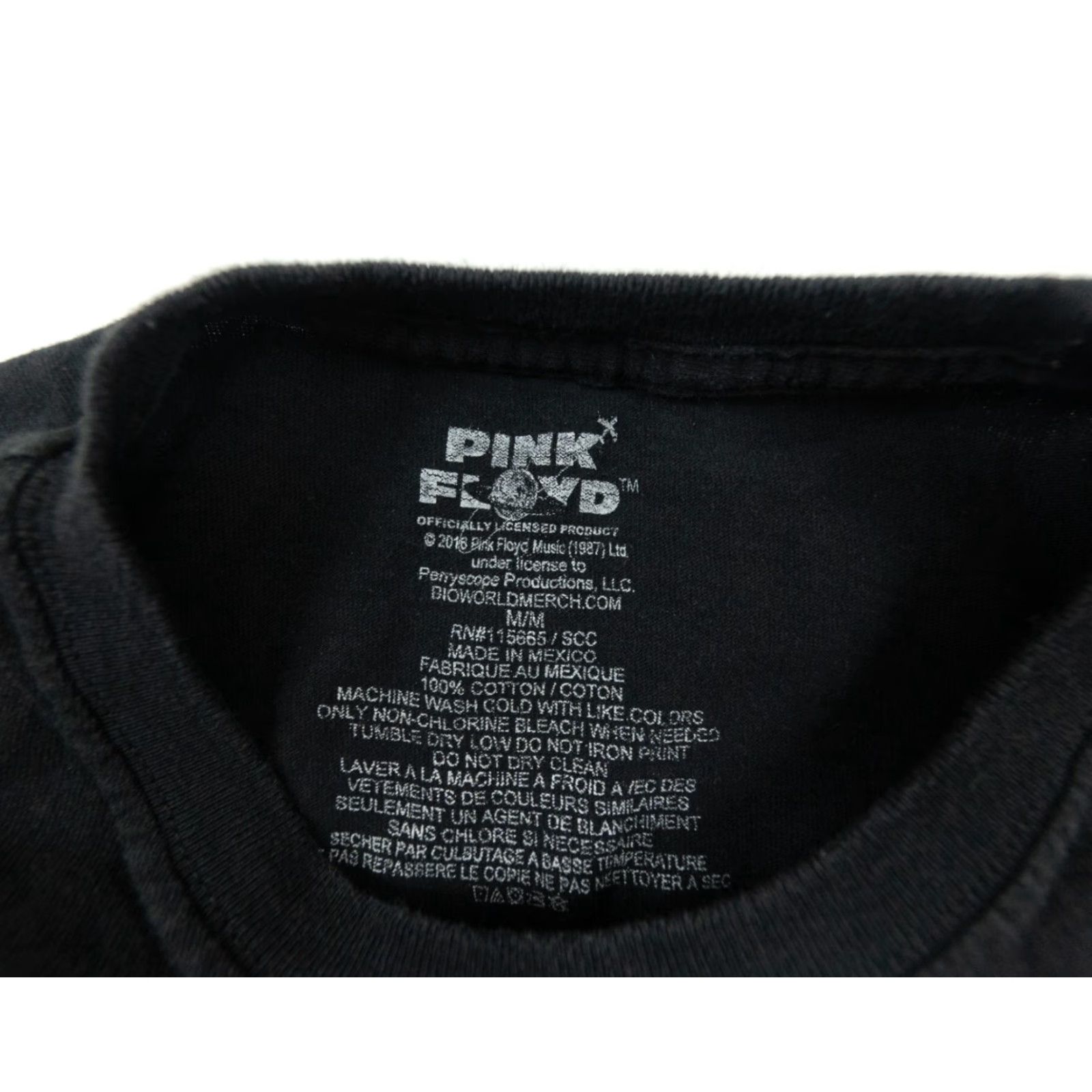 Vintage Pink Floyd Shirt Adult Medium Black Short Sleeve T-Shirt Music Retro Rock Mens M Black + Pink Floyd Band Tee Medium Mens Size US M / EU 48-50 / 2 - 3 Thumbnail