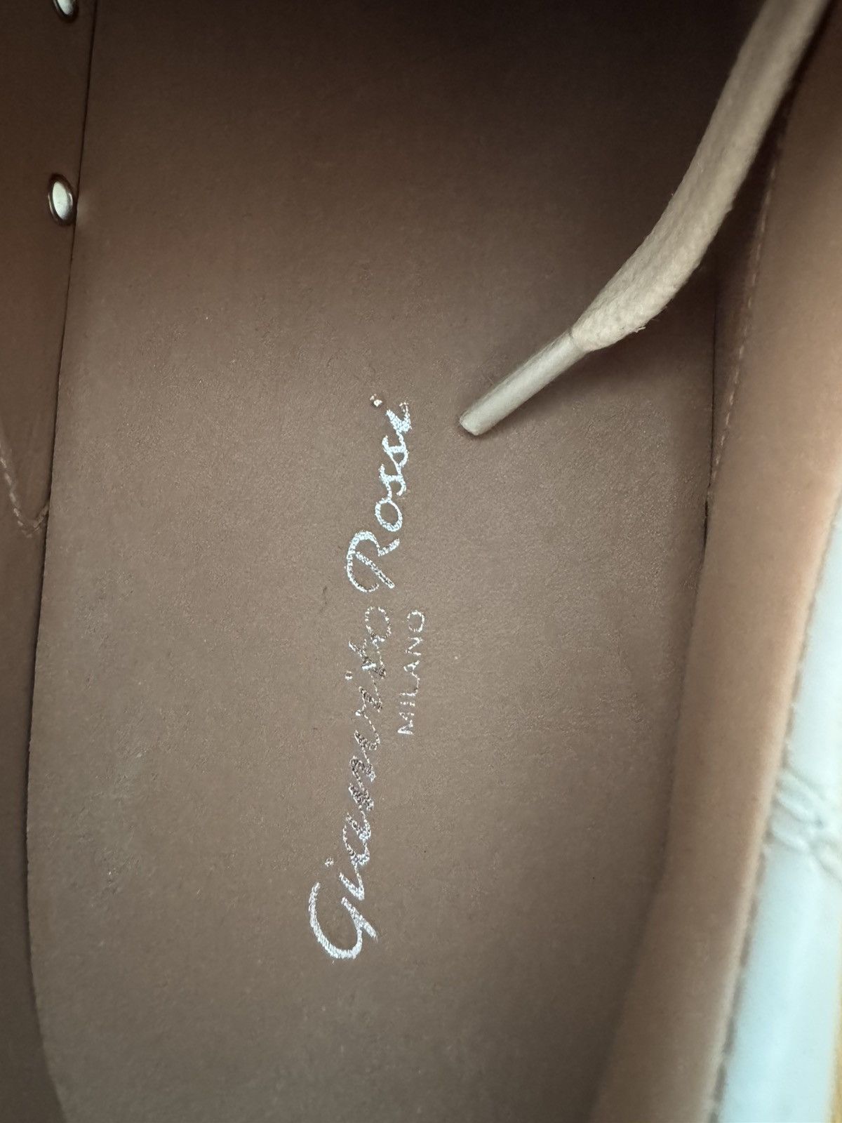 Gianvito Rossi White leather sneakers Size US 7 / EU 40 - 2 Thumbnail