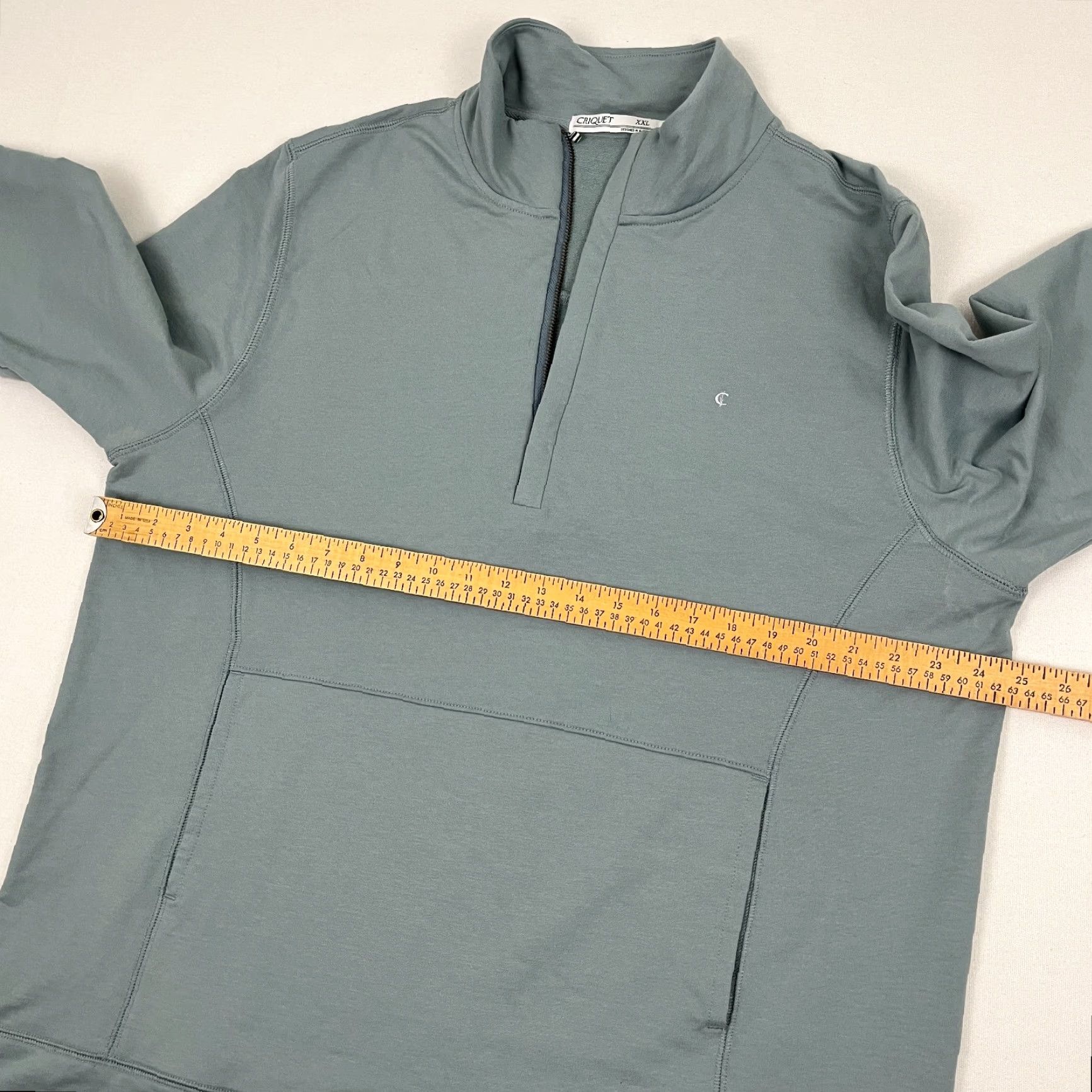 Vintage Criquet Weekender Pullover Mens 2XL Blue Gray Fleece 1/2 Zip Casual Sweater Golf Size US XXL / EU 58 / 5 - 5 Thumbnail