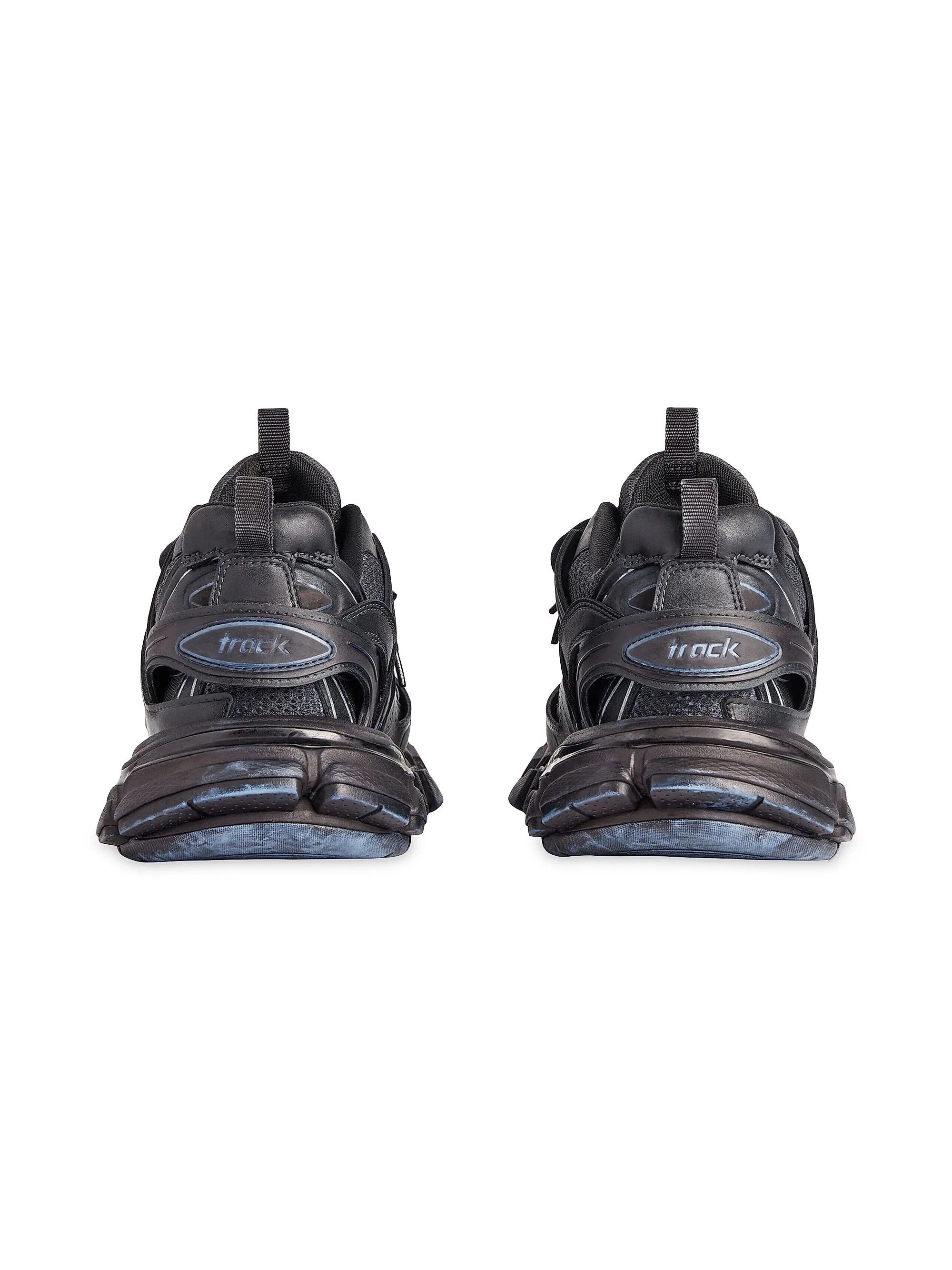 Balenciaga o1w1db10625 Track Sneakers in Faded Black Size US 7 / IT 37 - 4 Thumbnail