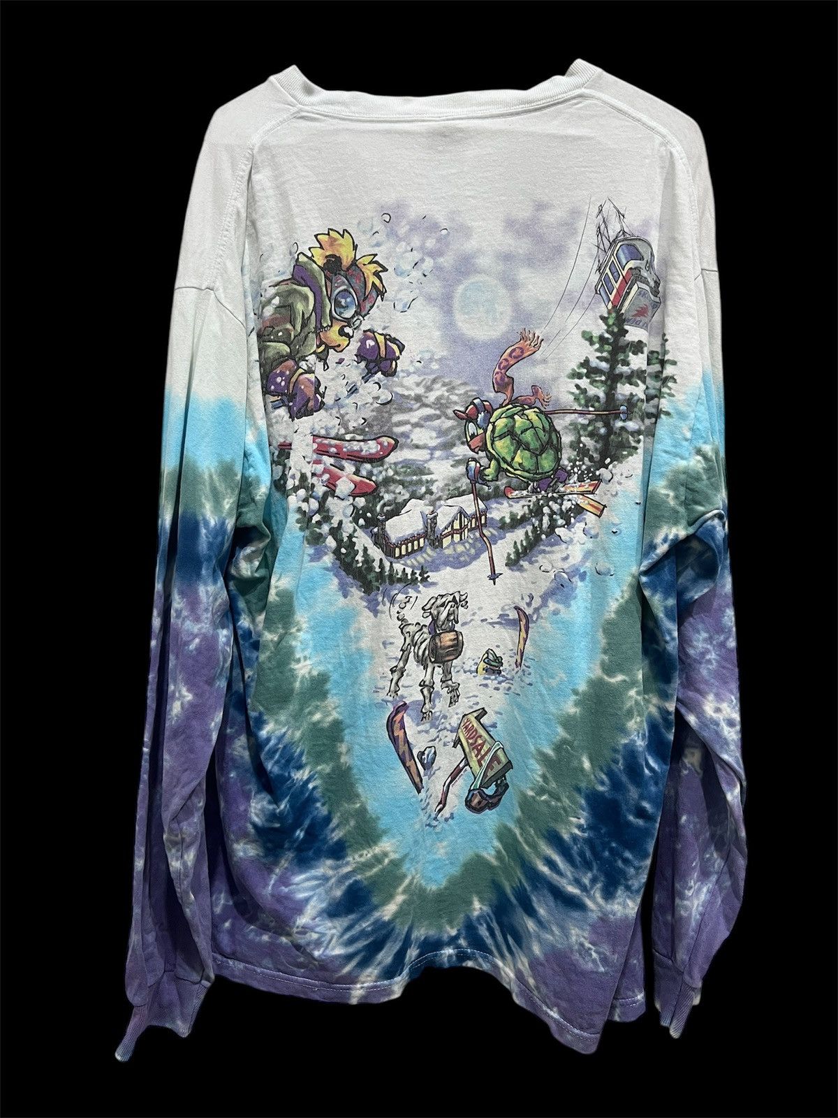Flatbush Zombies Vintage 90s Grateful Dead Skiing bear Promo Tee XL Size US XL / EU 56 / 4 - 2 Thumbnail
